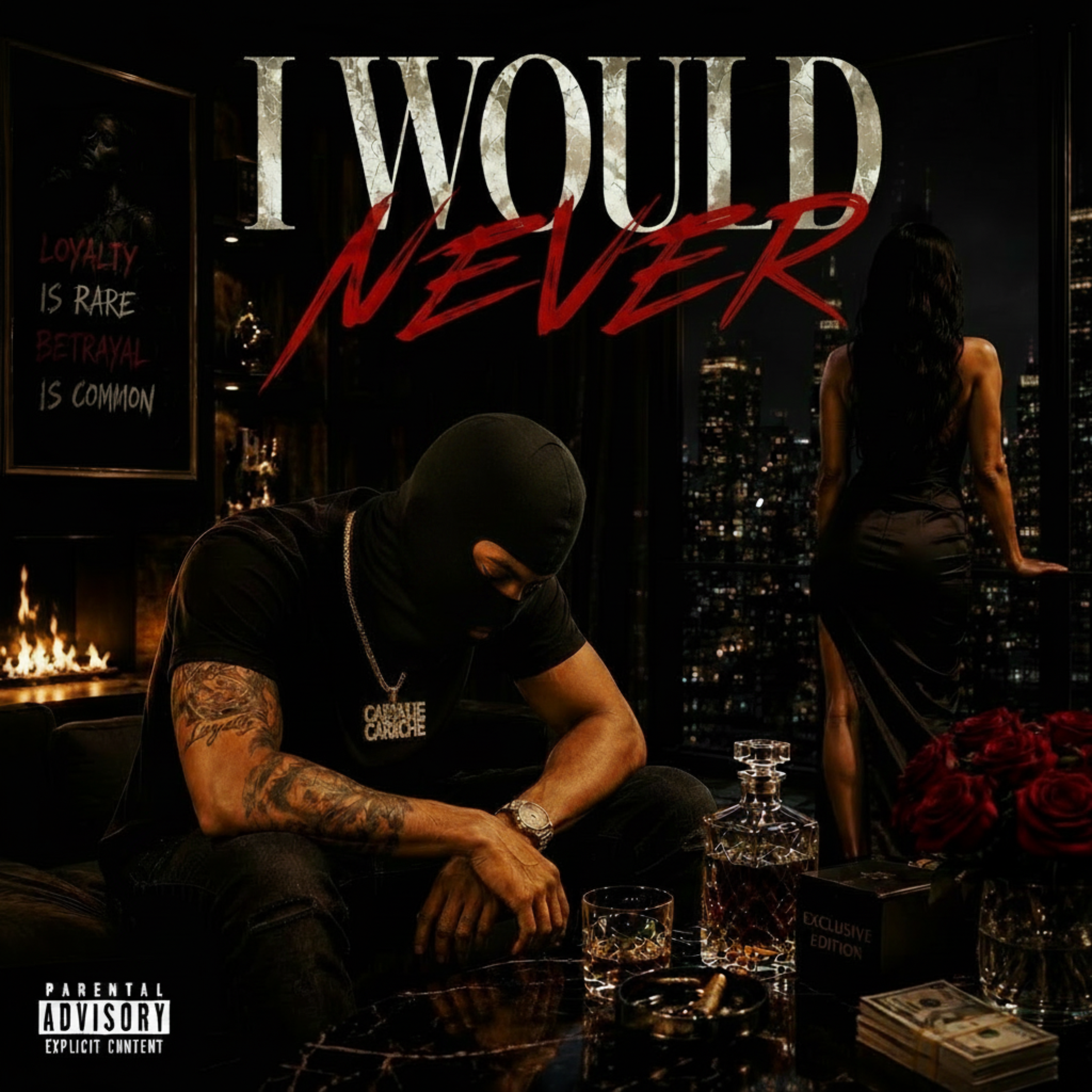 I Would Never by Carache da god cover art