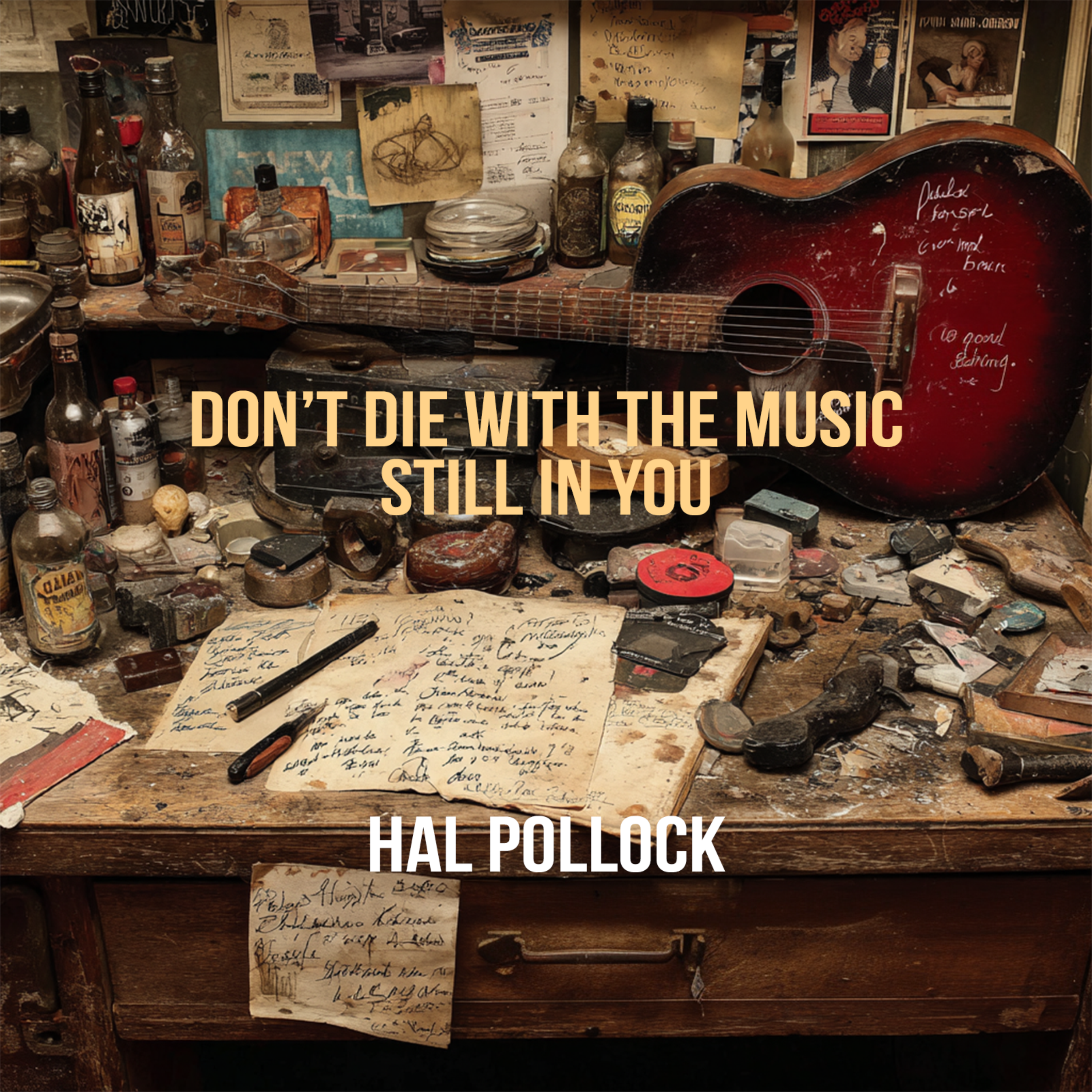 Don't Die With The Music Still In You by Hal Pollock cover art
