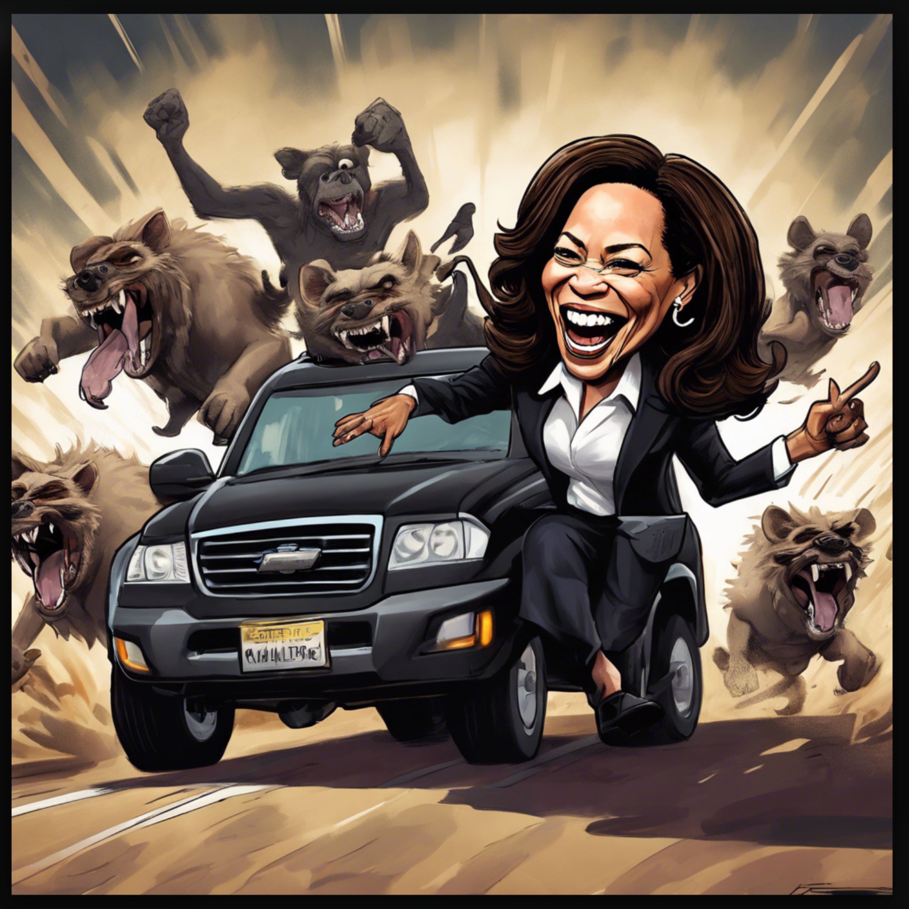 Do Not Go Riding With Kamala artwork