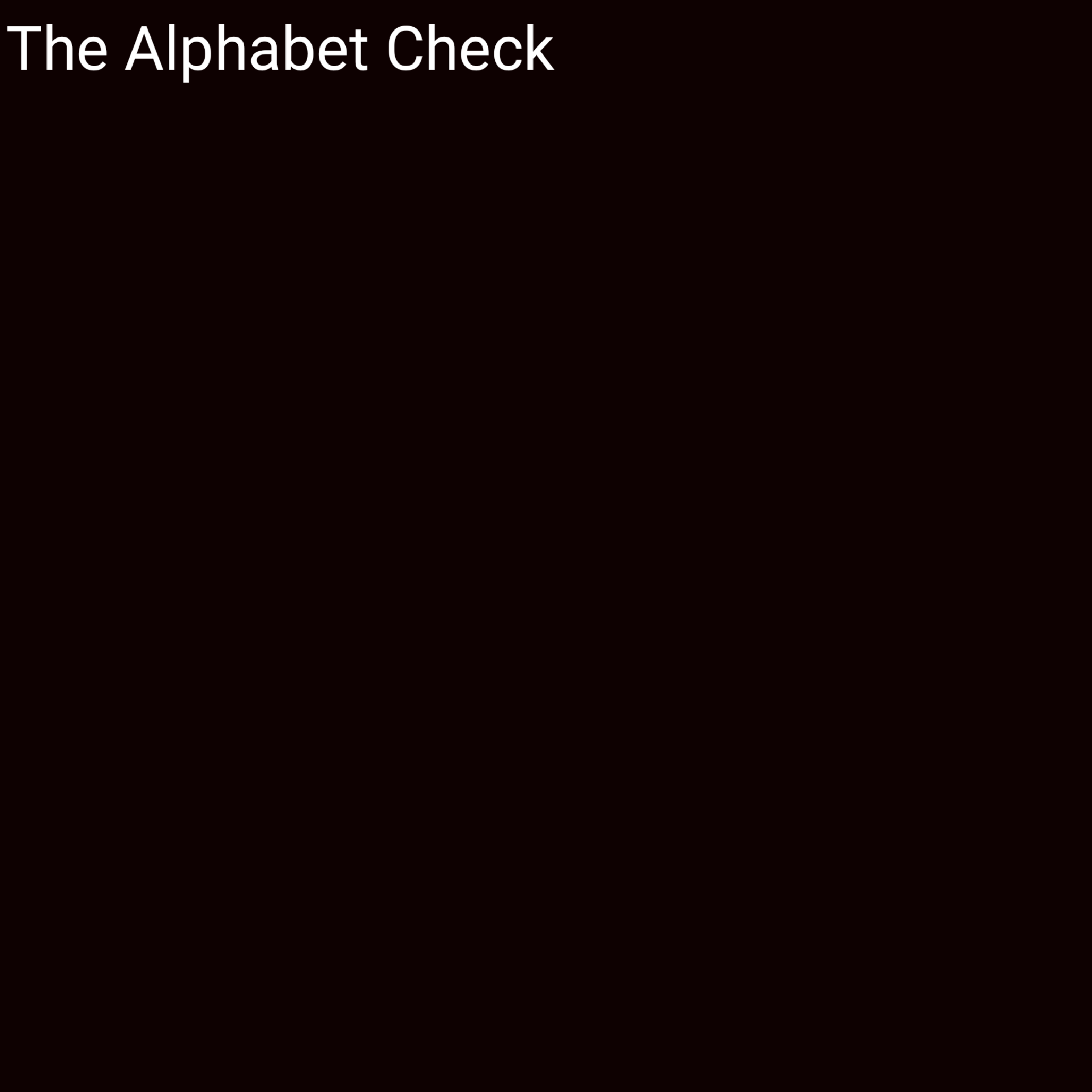 The Alphabet Entertainment  Check artwork