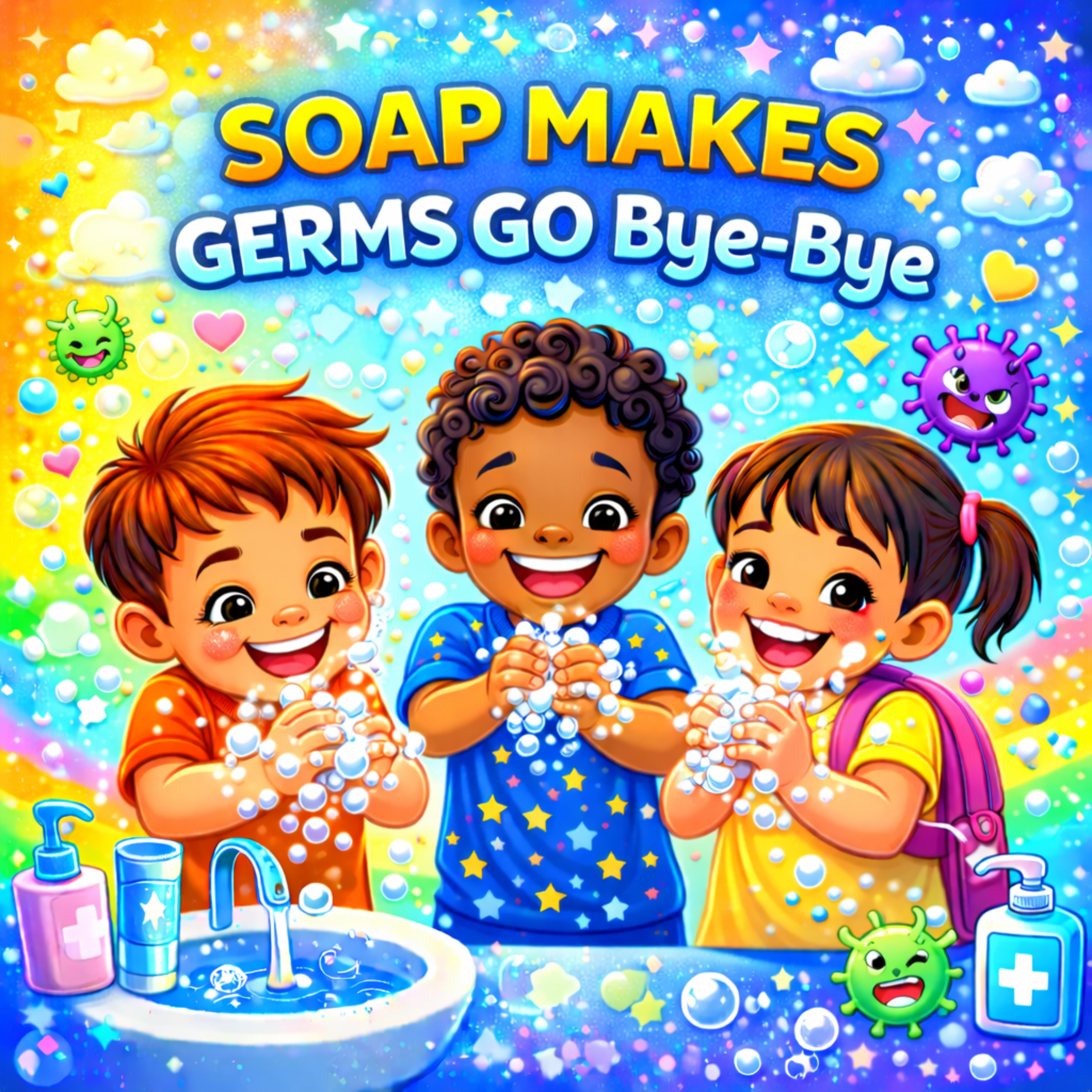 Soap Makes Germs Go Bye-Bye artwork