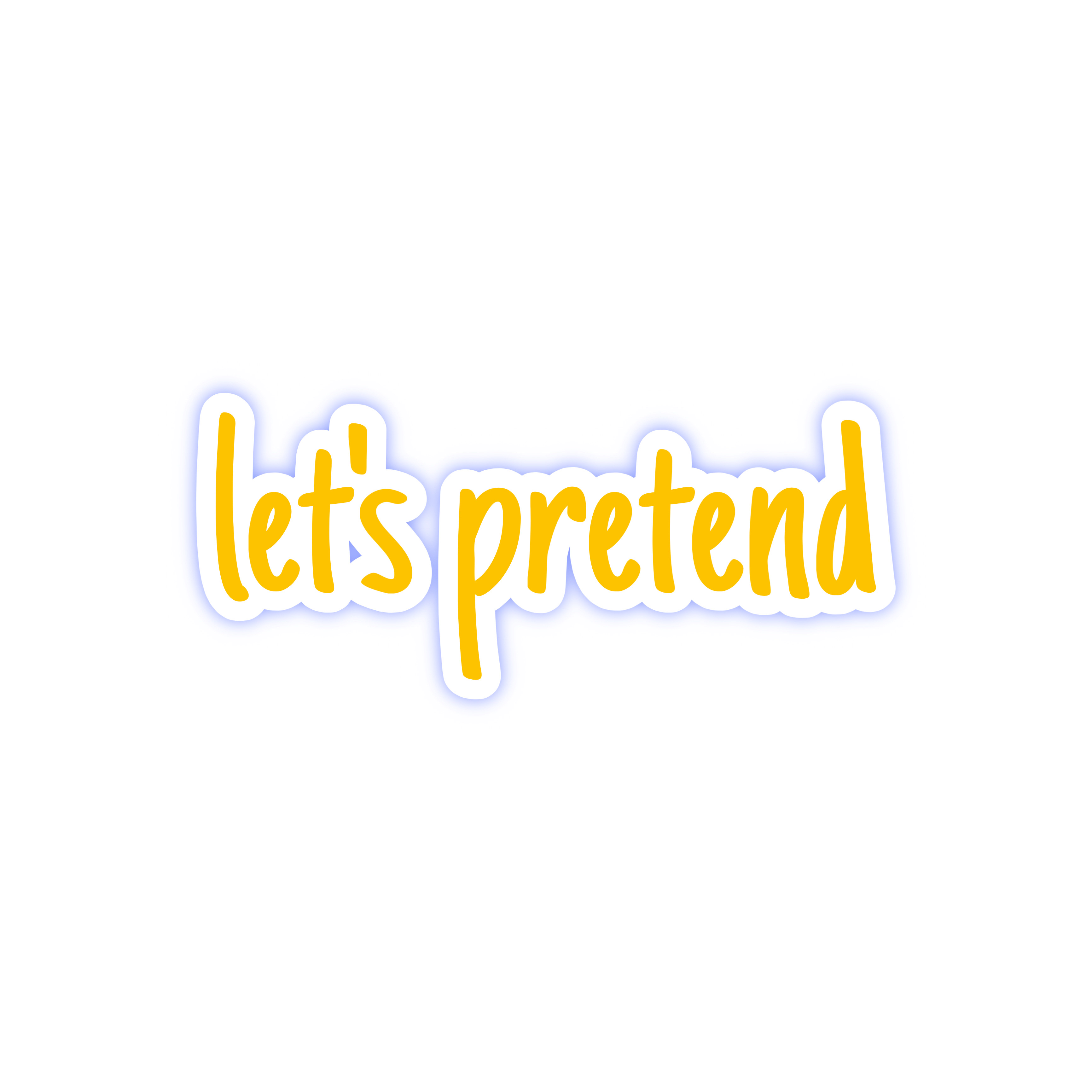Let’s pretend artwork
