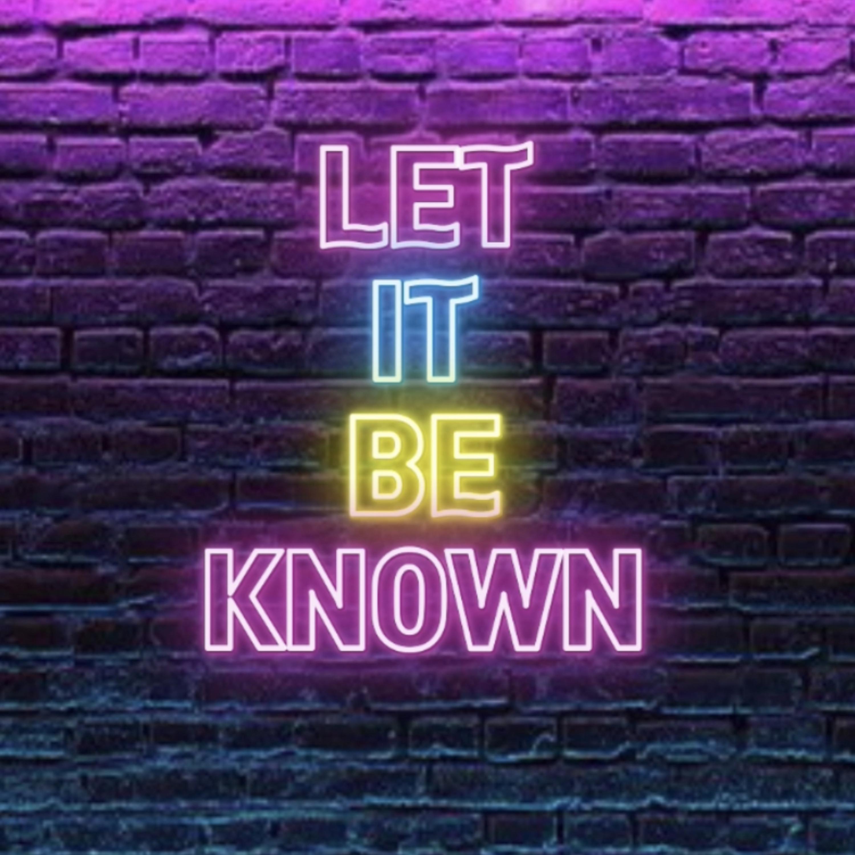Let It Be Known artwork