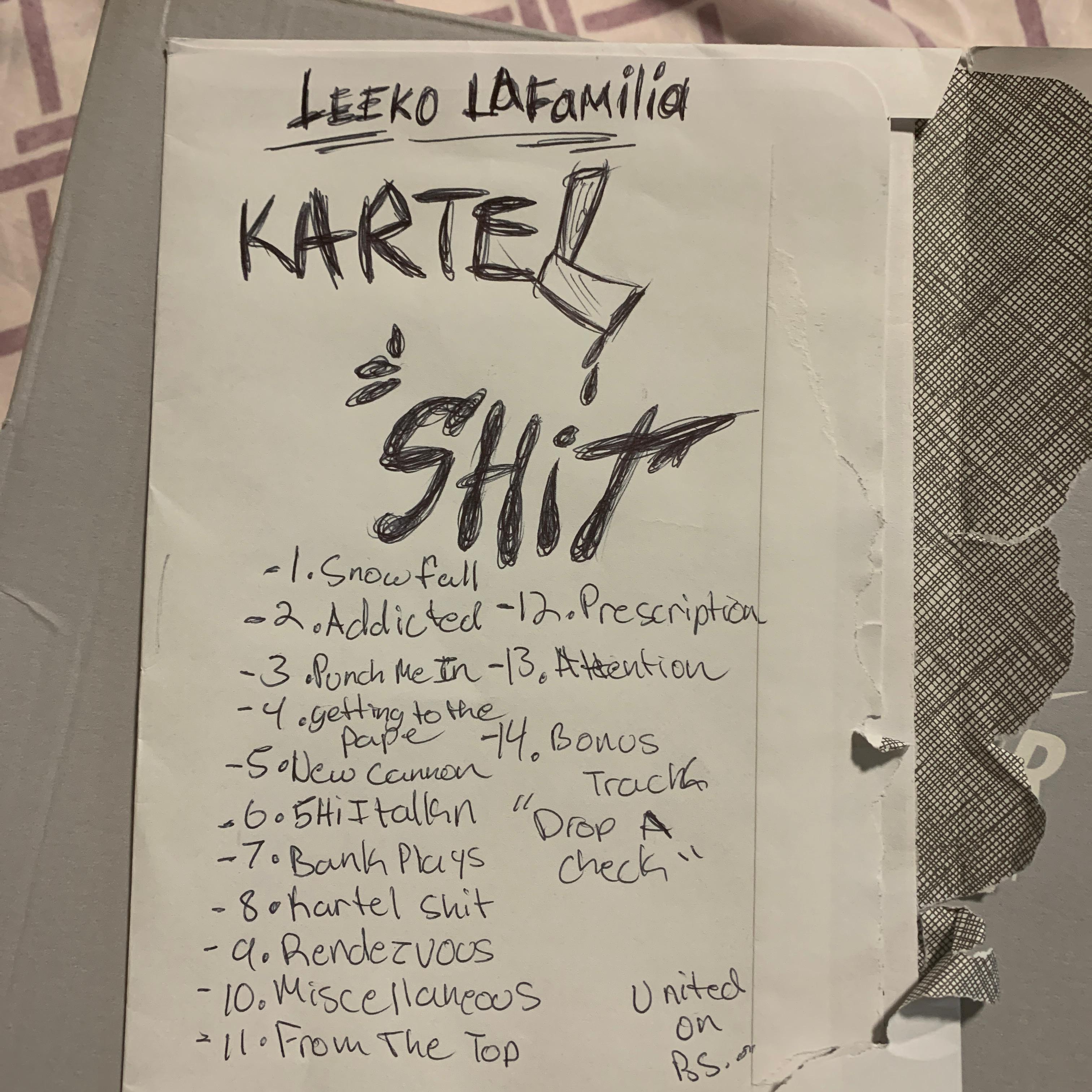 Kartel Shit Vol. 1 artwork