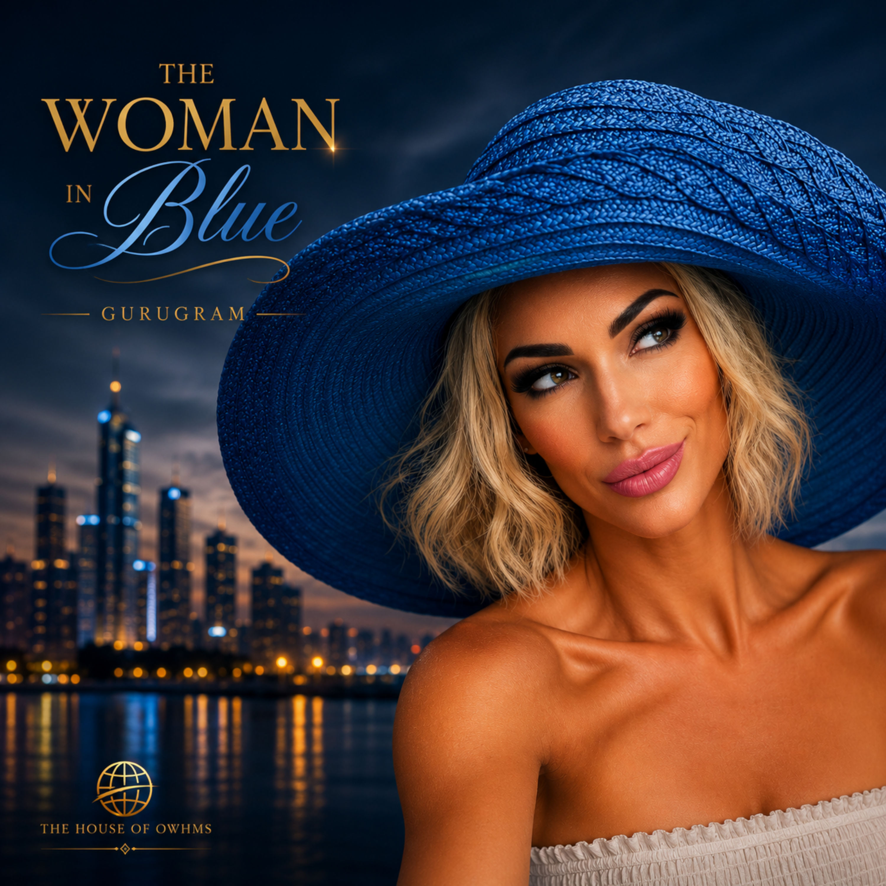 THE WOMAN IN BLUE by GURUGRAM cover art