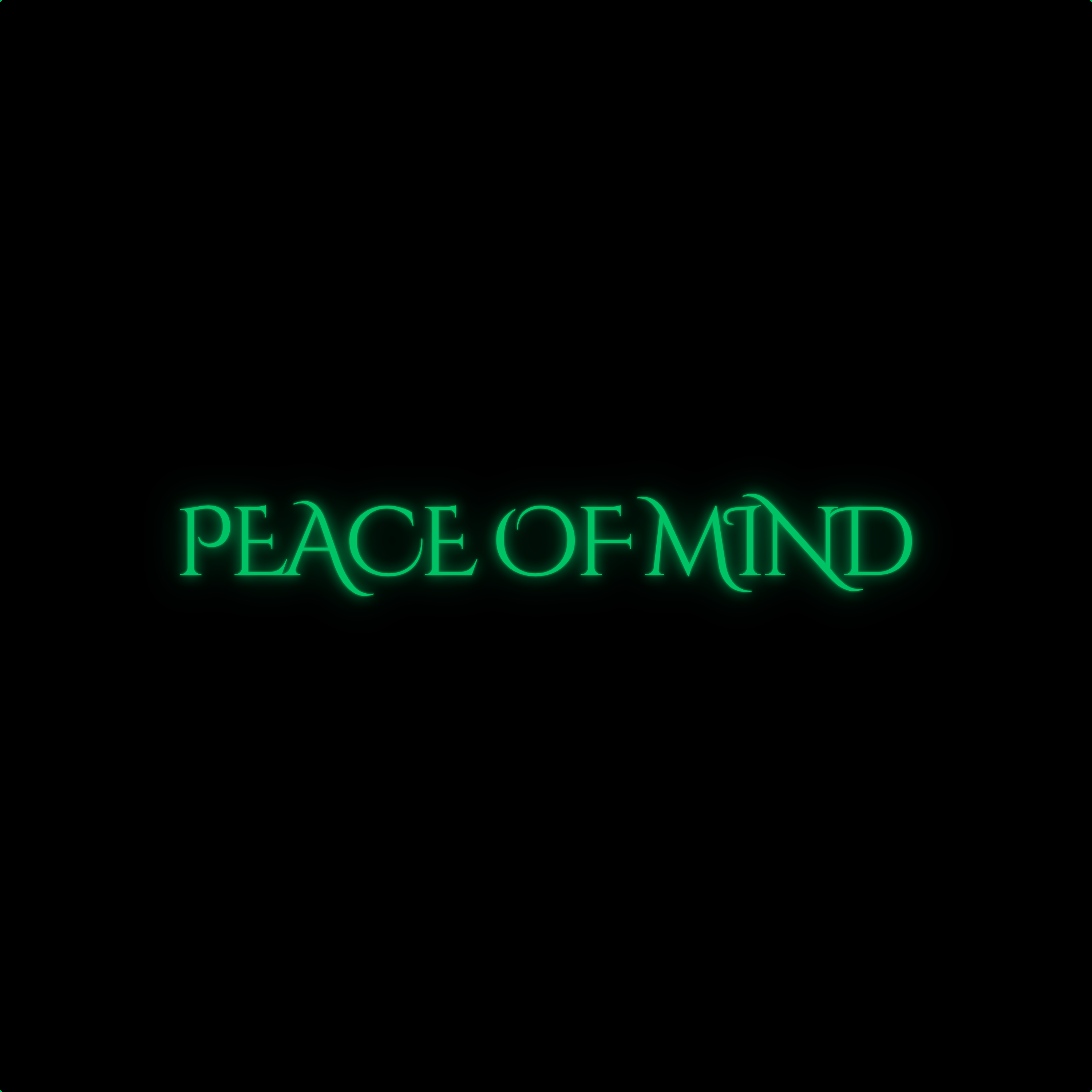 Peace of mind artwork