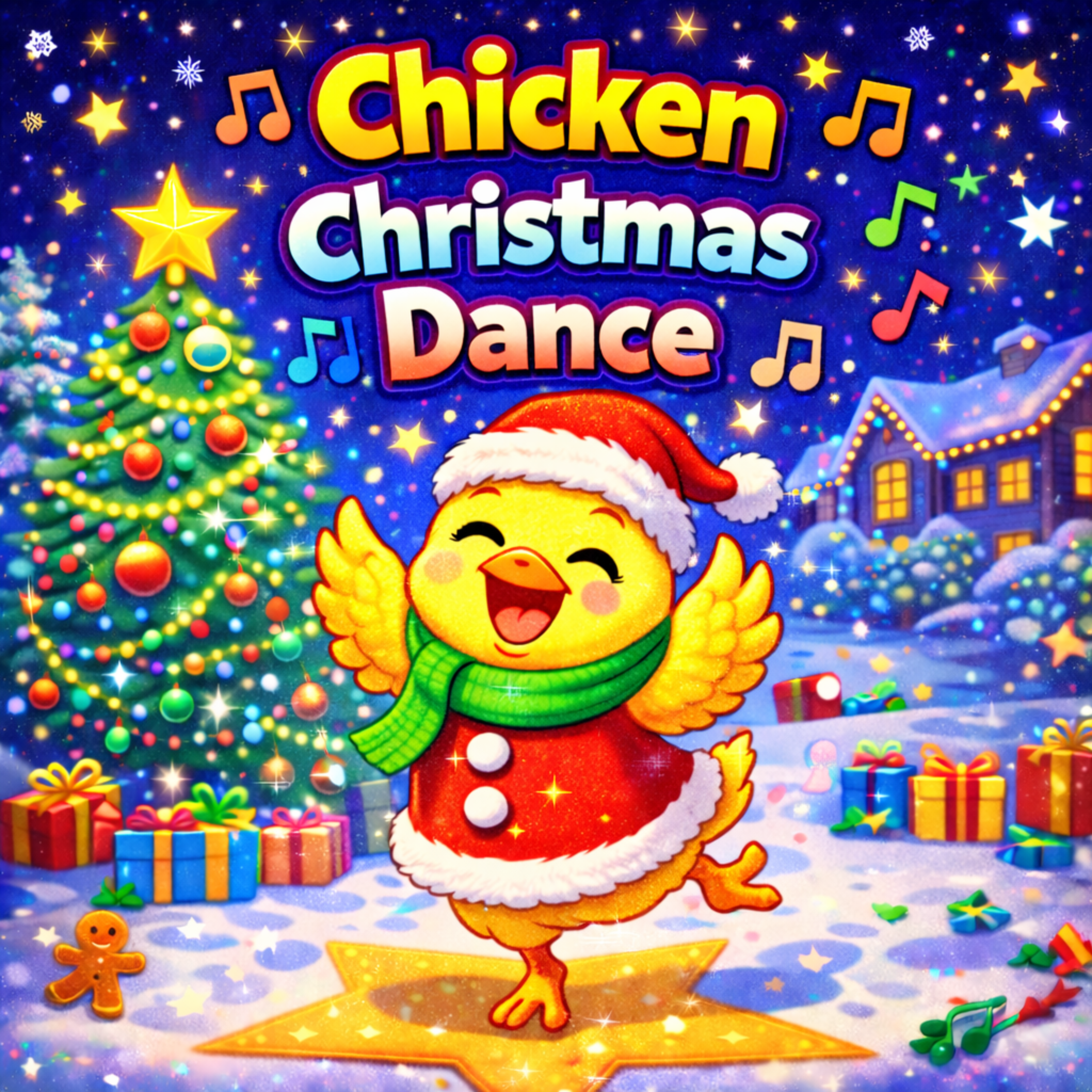 Chicken Christmas Dance artwork