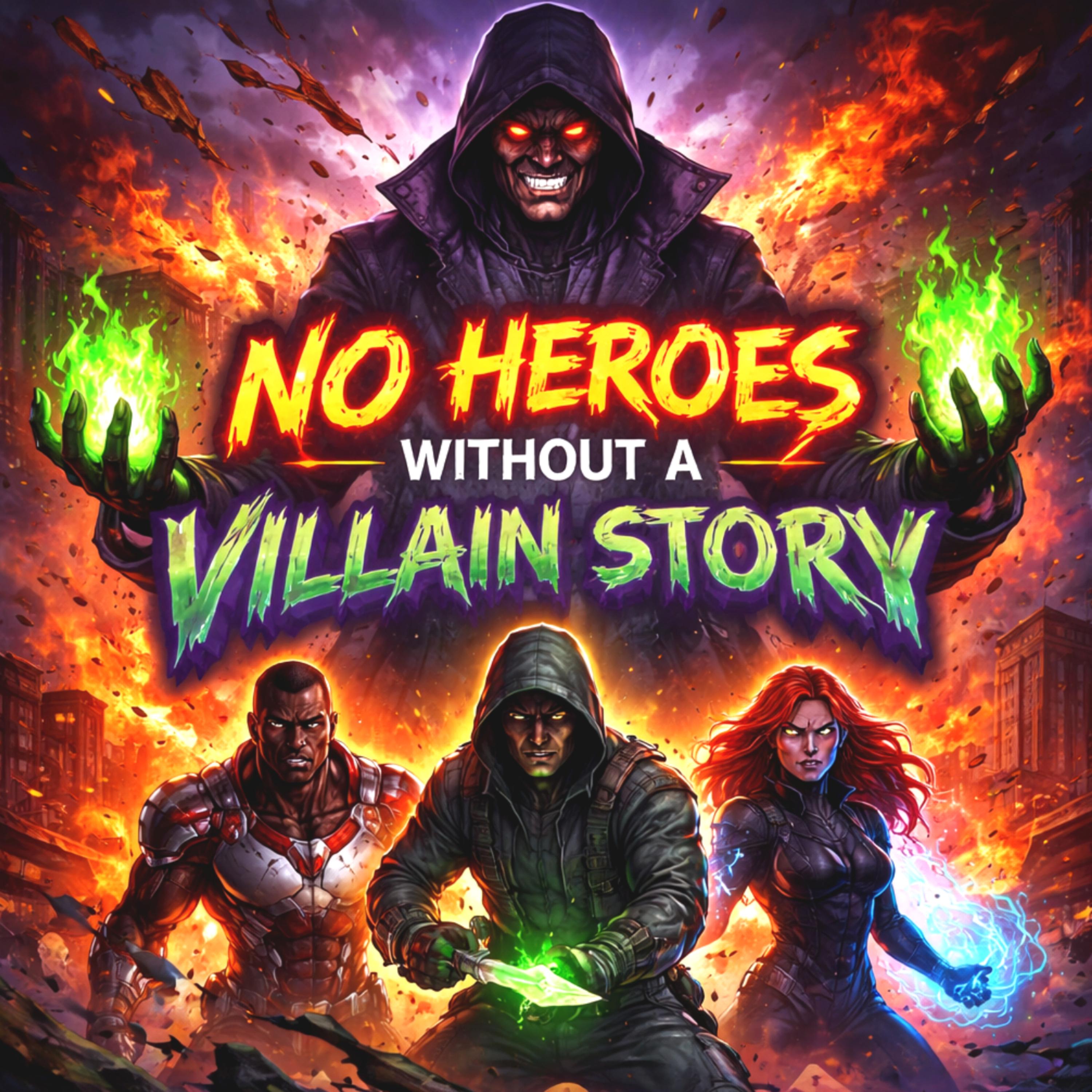 No heroes without a villain story artwork