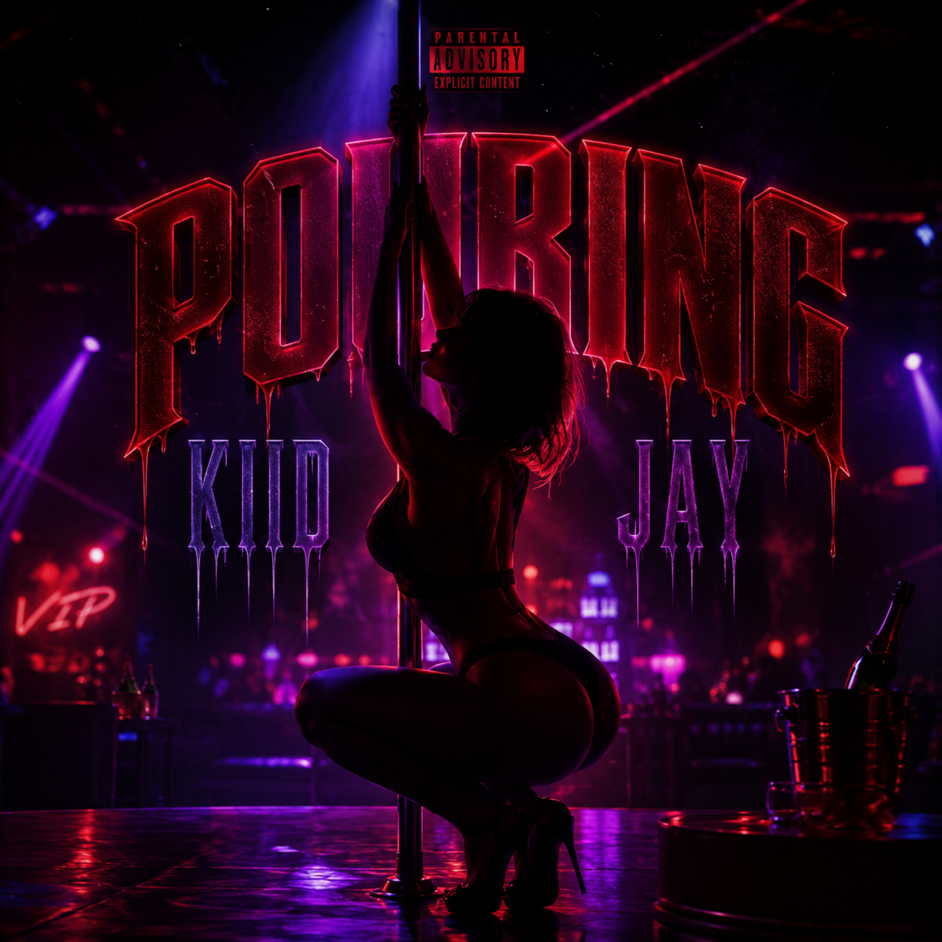 Pouring by Kiid Jay cover art