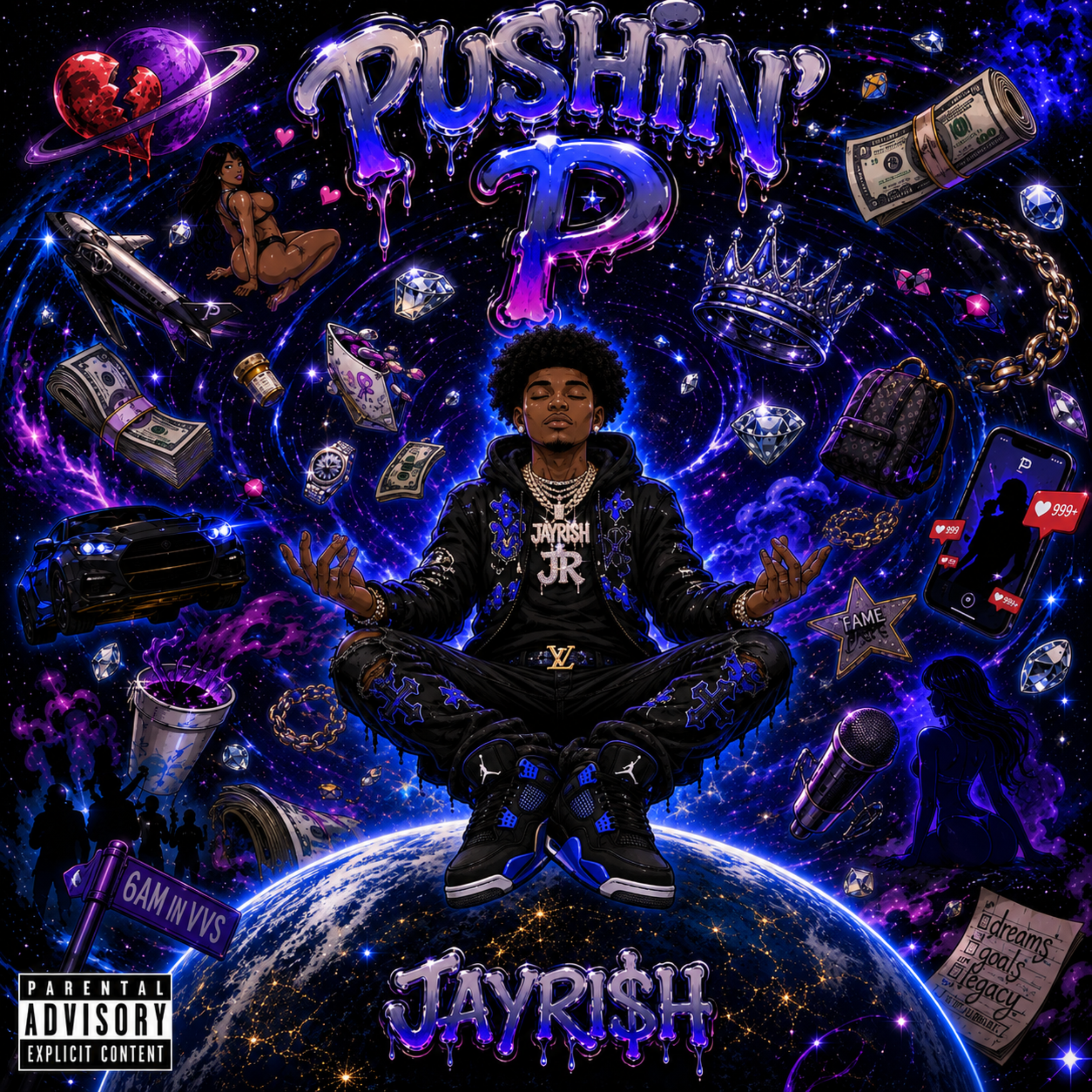 Pushin’ P by JAYRI$H cover art