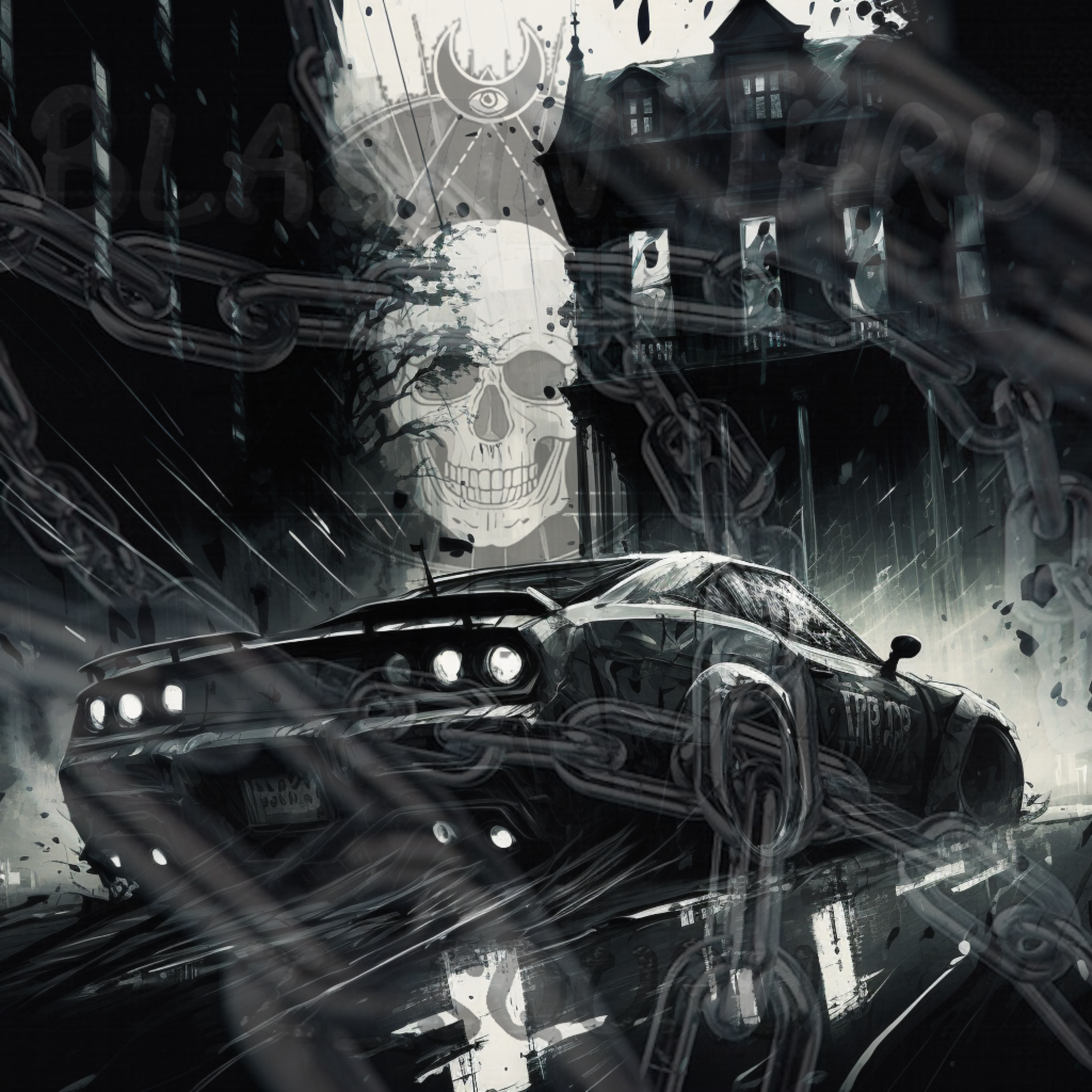 BLASTIN' THRU artwork