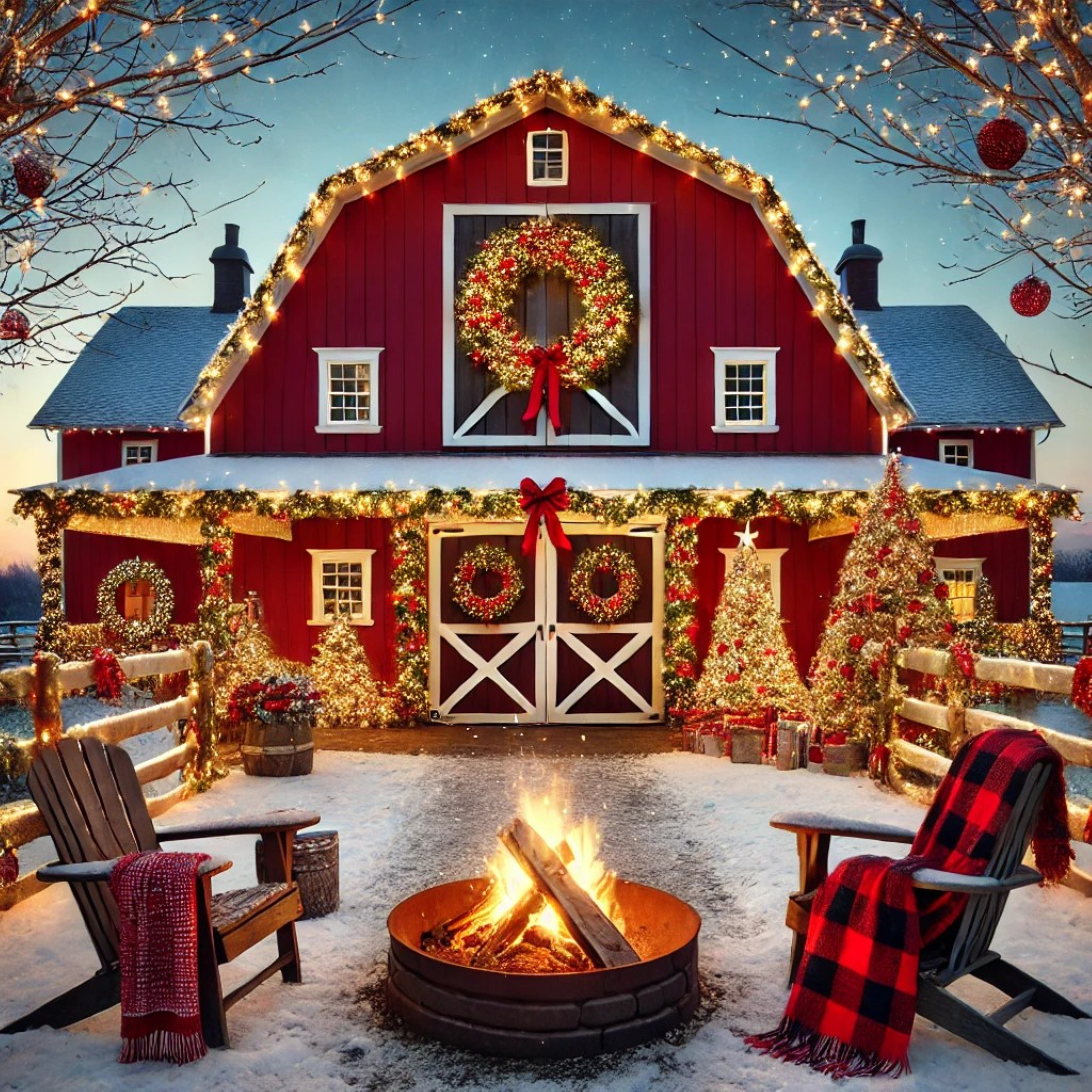 LoFi Christmas On The Farm artwork