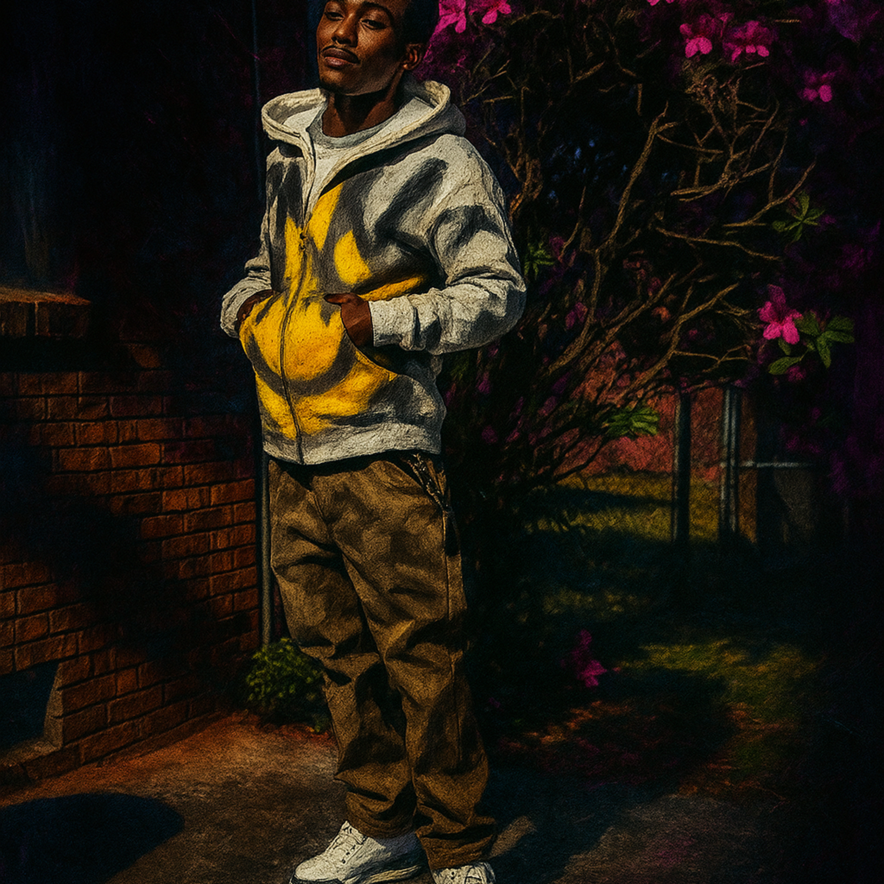 Velvet Leaves, & Flowers. artwork