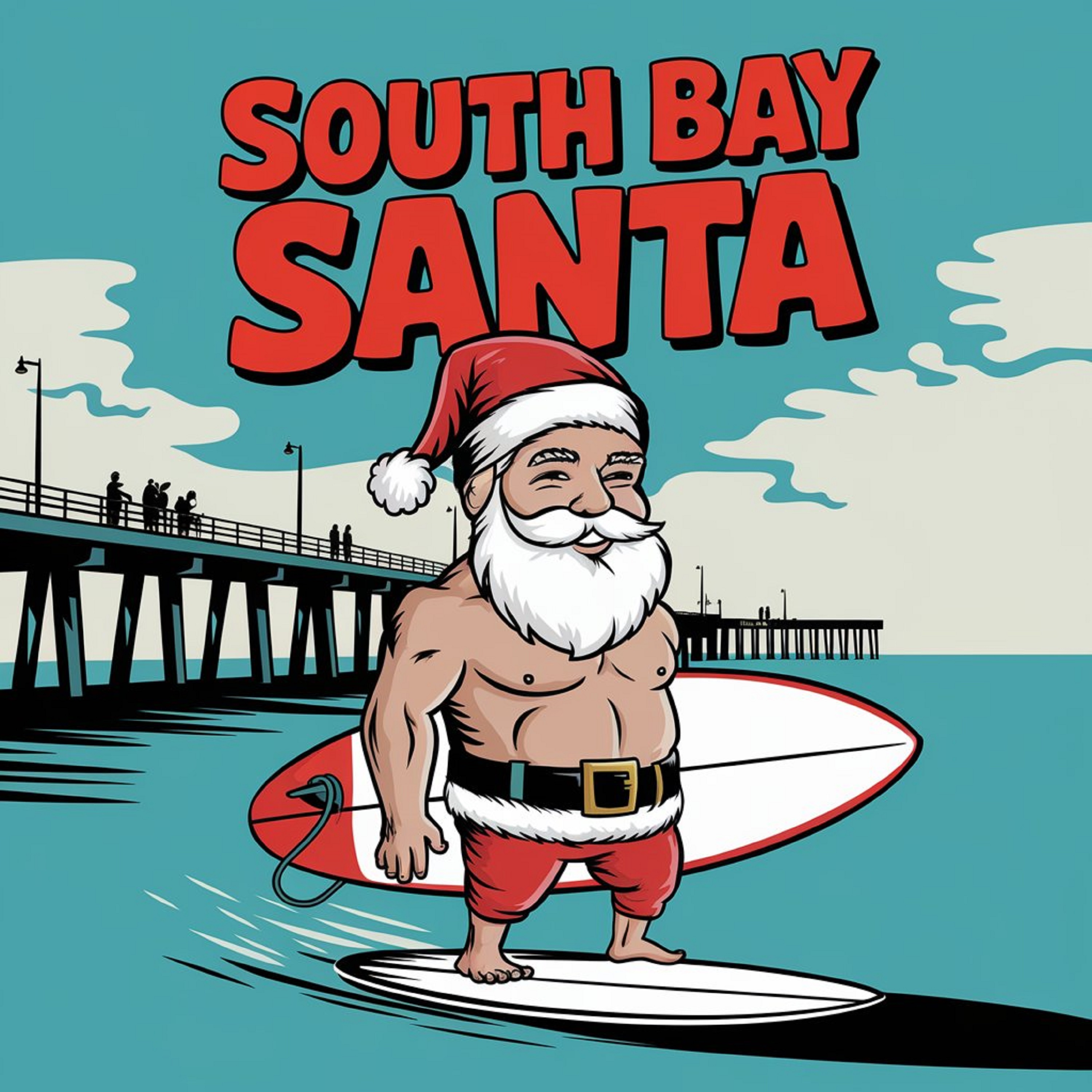 South Bay Santa artwork