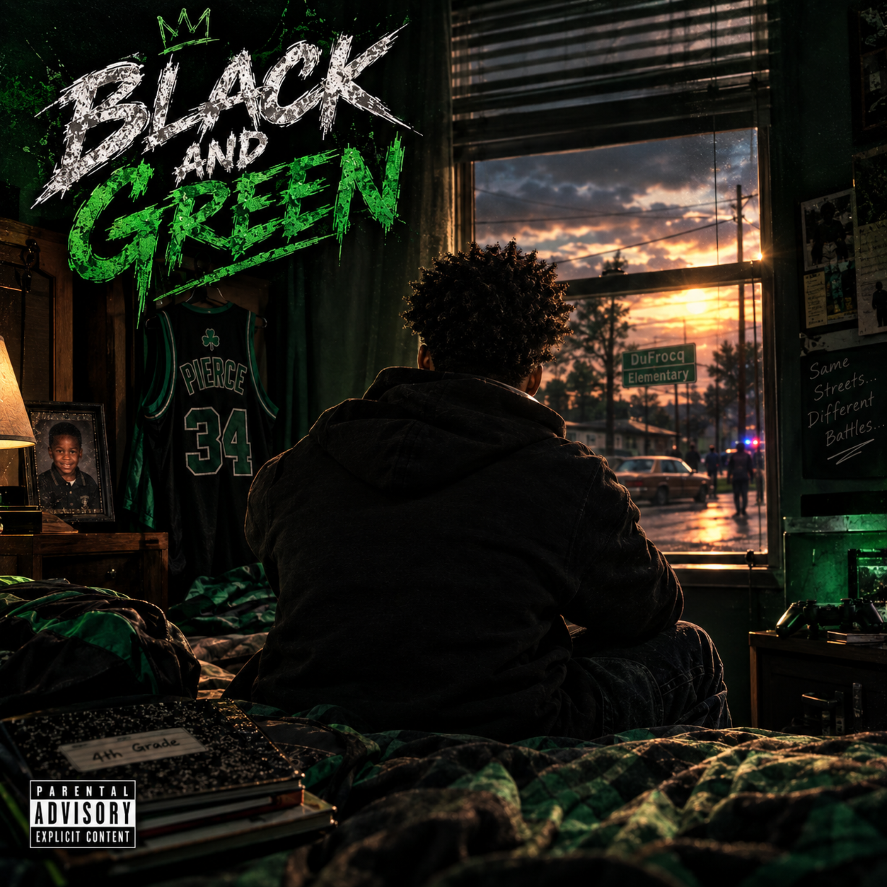 Black And Green by Yung Rouge cover art