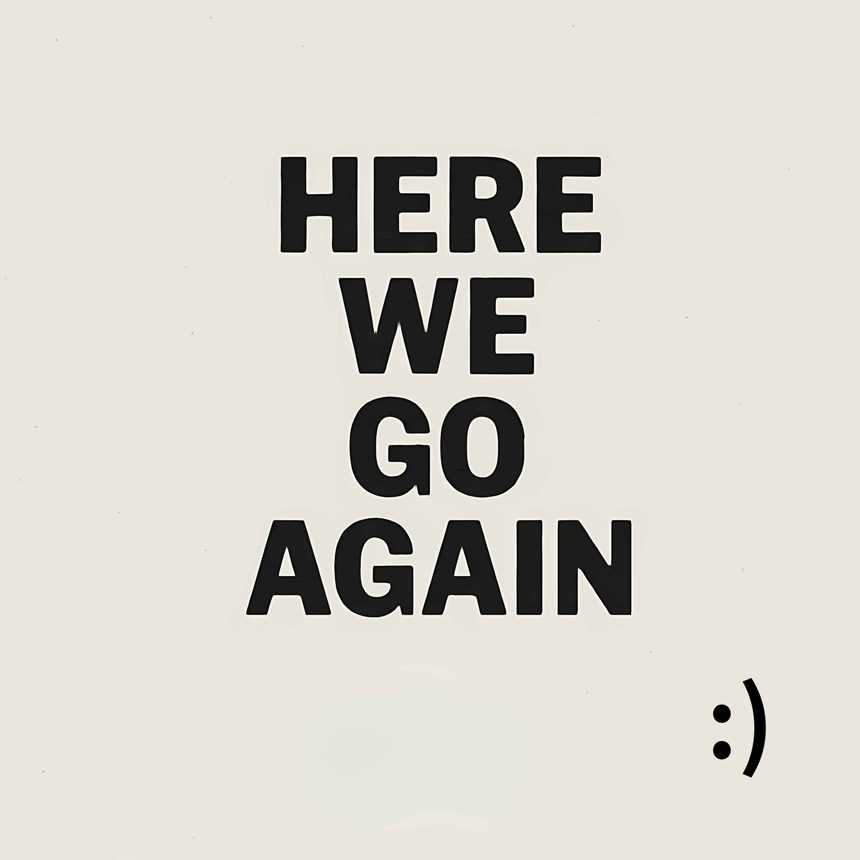 Here We Go Again artwork