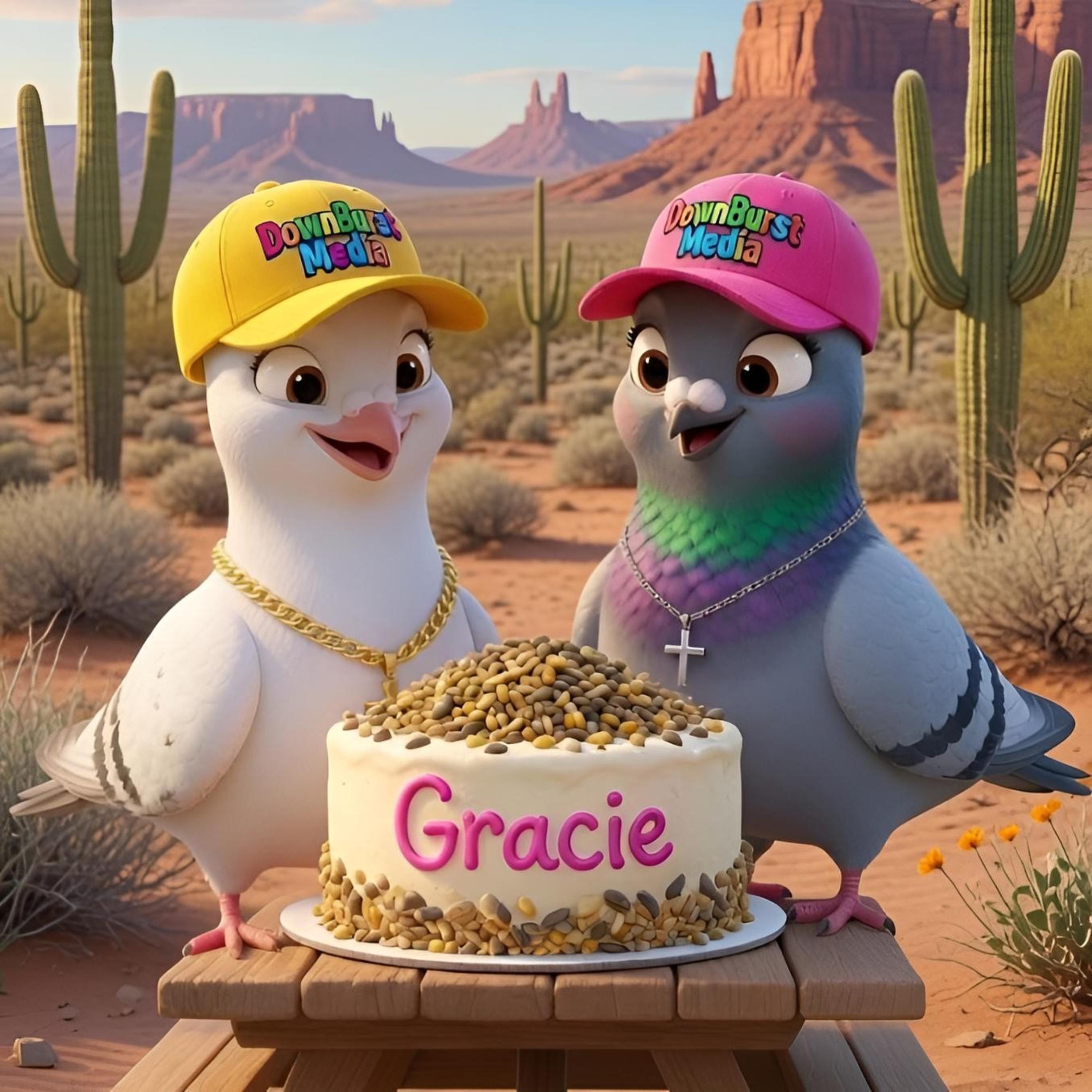Happy Birthday Gracie The Pigeon by DownBurst Media Music cover art