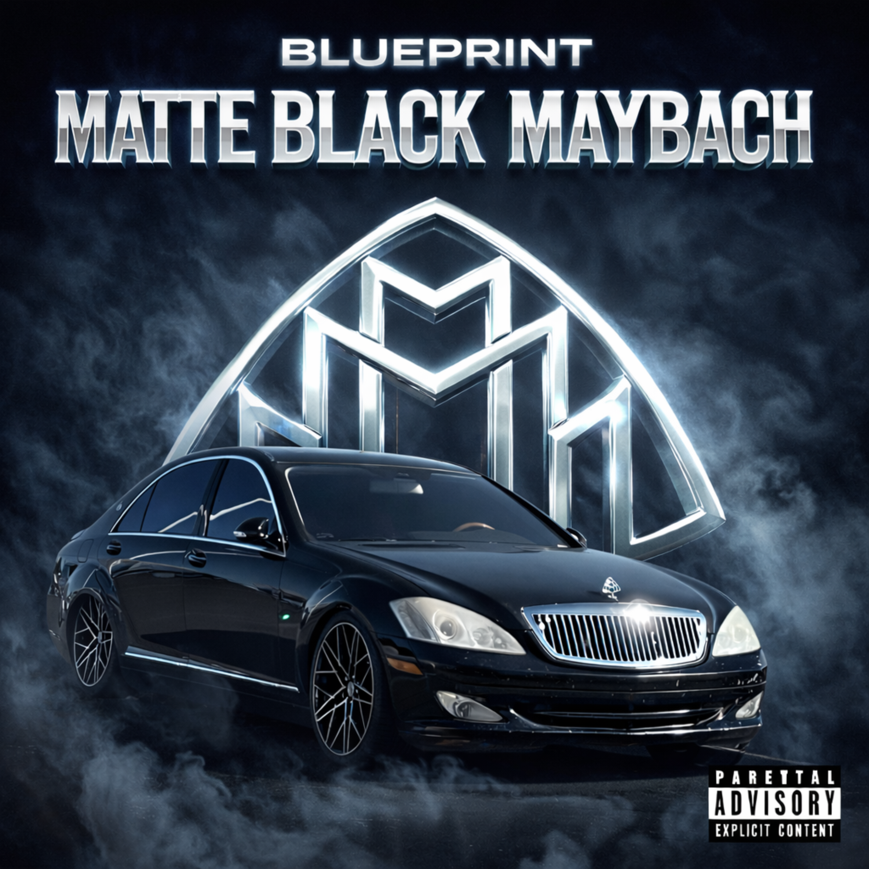 Matte Black Maybach artwork