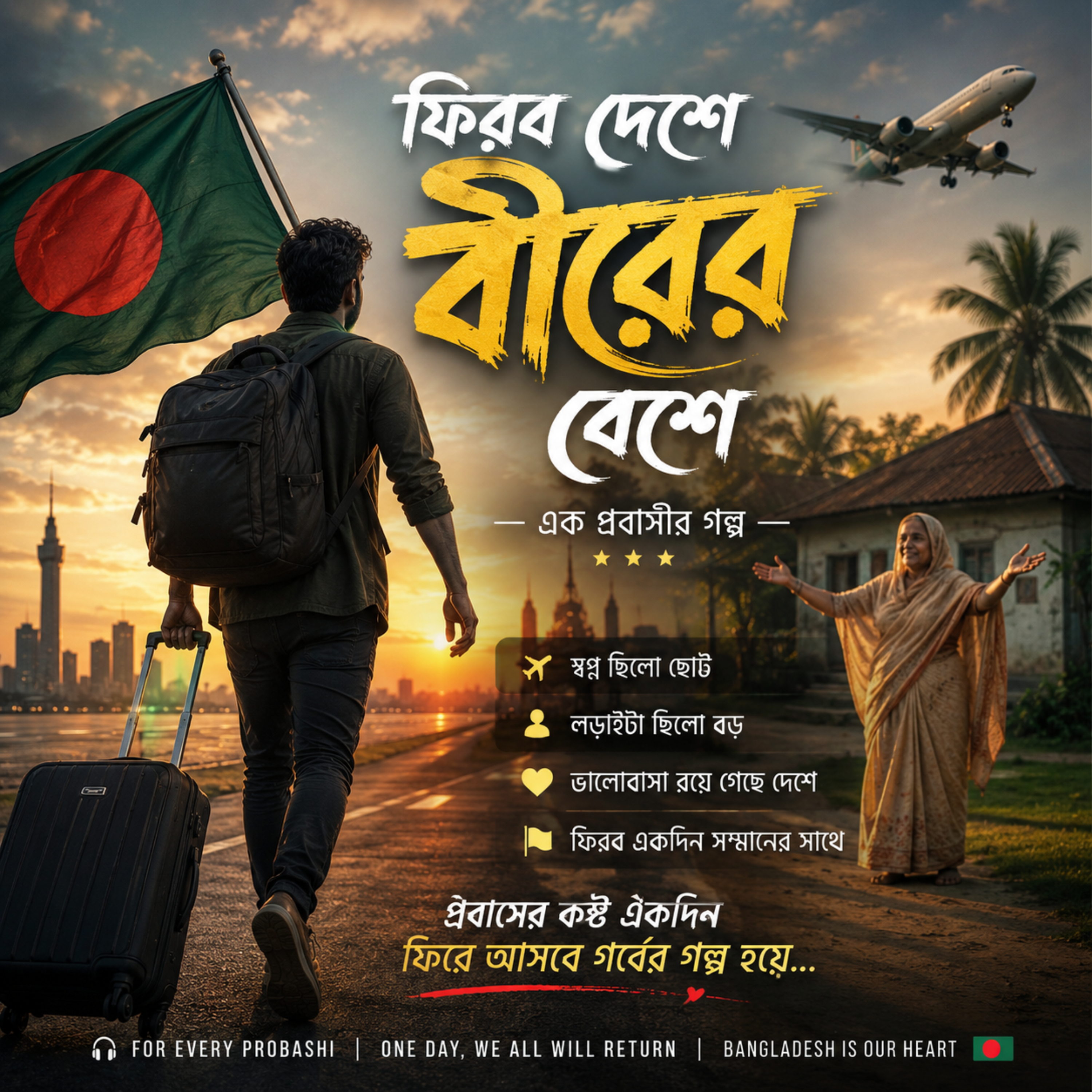 ফিরব দেশে বীরের বেশে by Tanjid Bhuiyan cover art