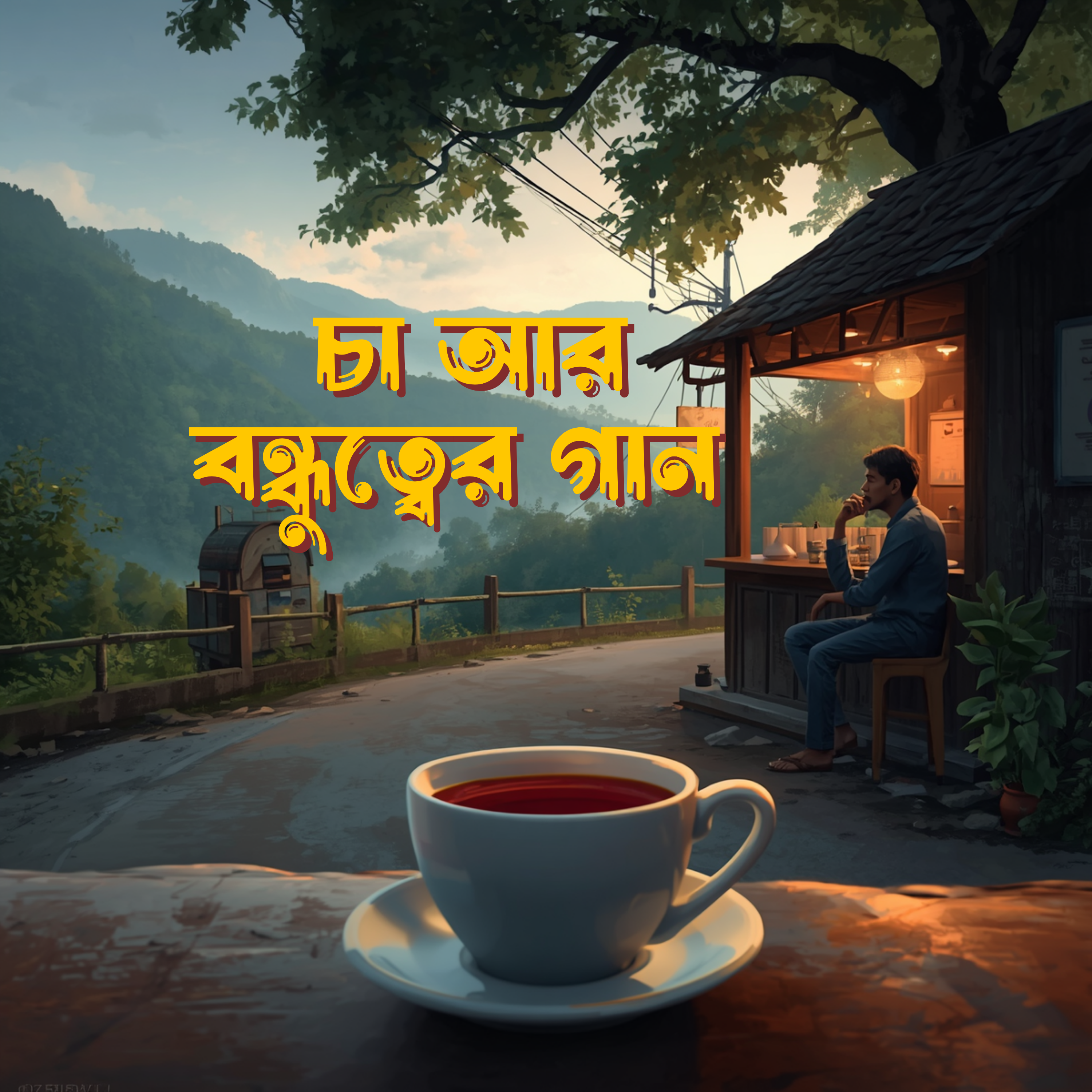 চা আর বন্ধুত্বের গান by TanjiN cover art