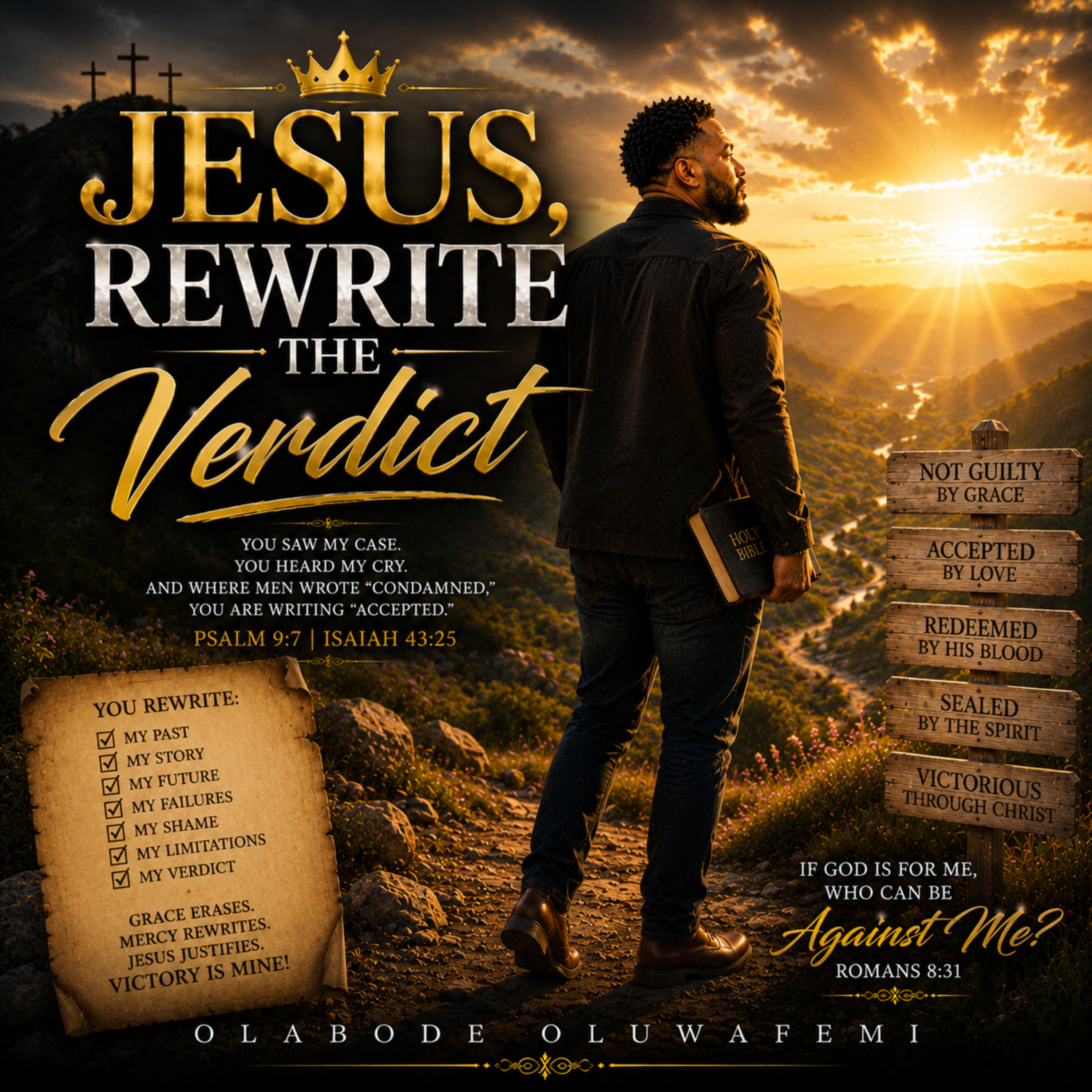 Jesus, Rewrite the Verdict by olabode oluwafemi cover art
