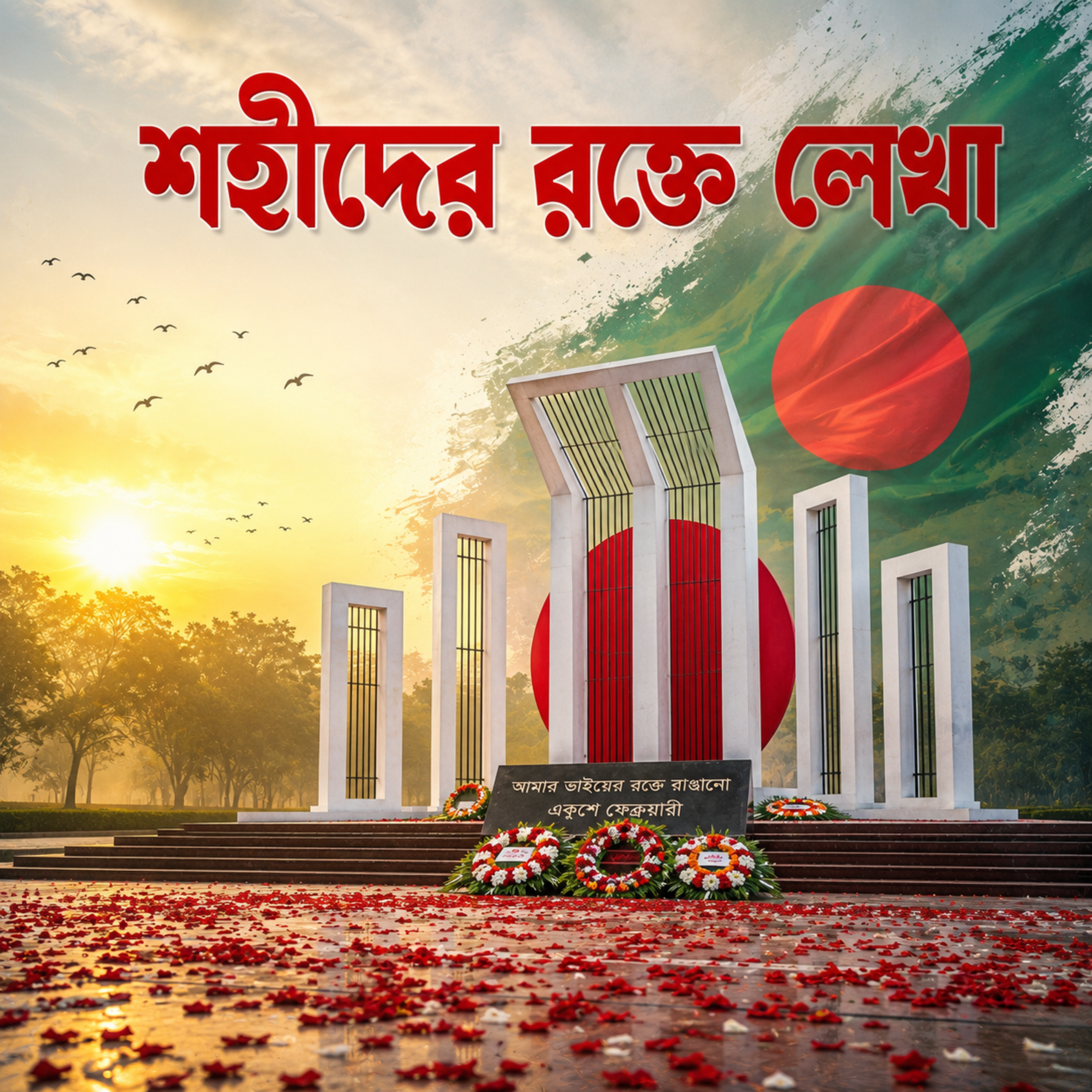 শহীদের রক্তে লেখা (Shohider Rokte Lekha) by Rabiul Karim cover art