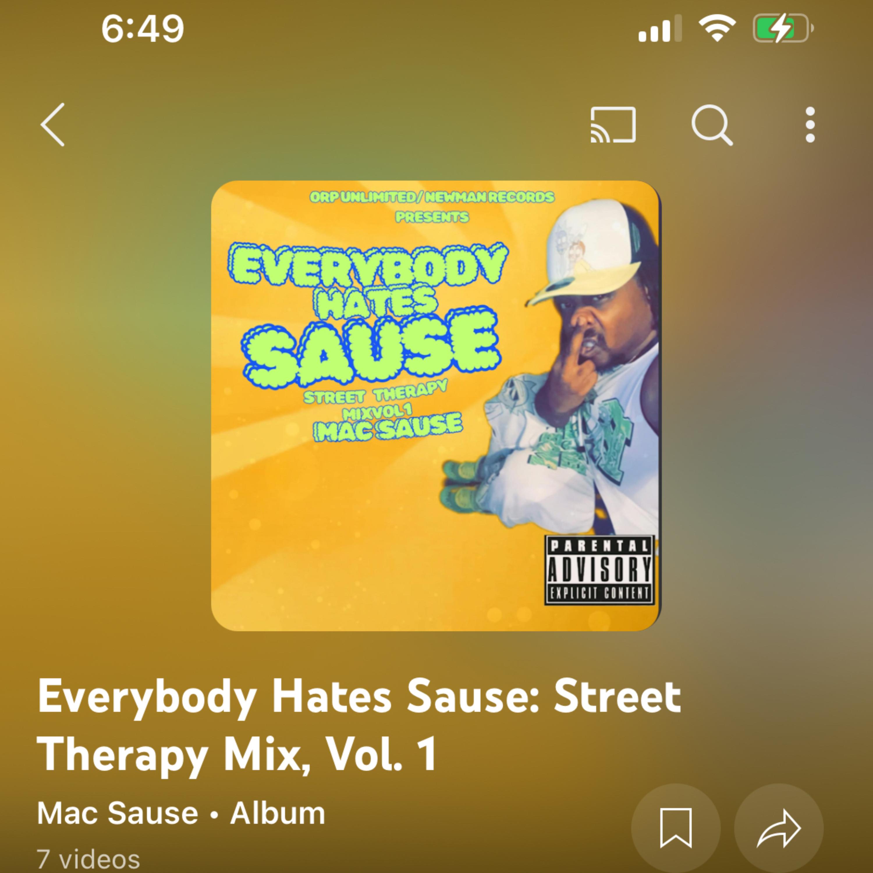 Everybody Hates Sause artwork