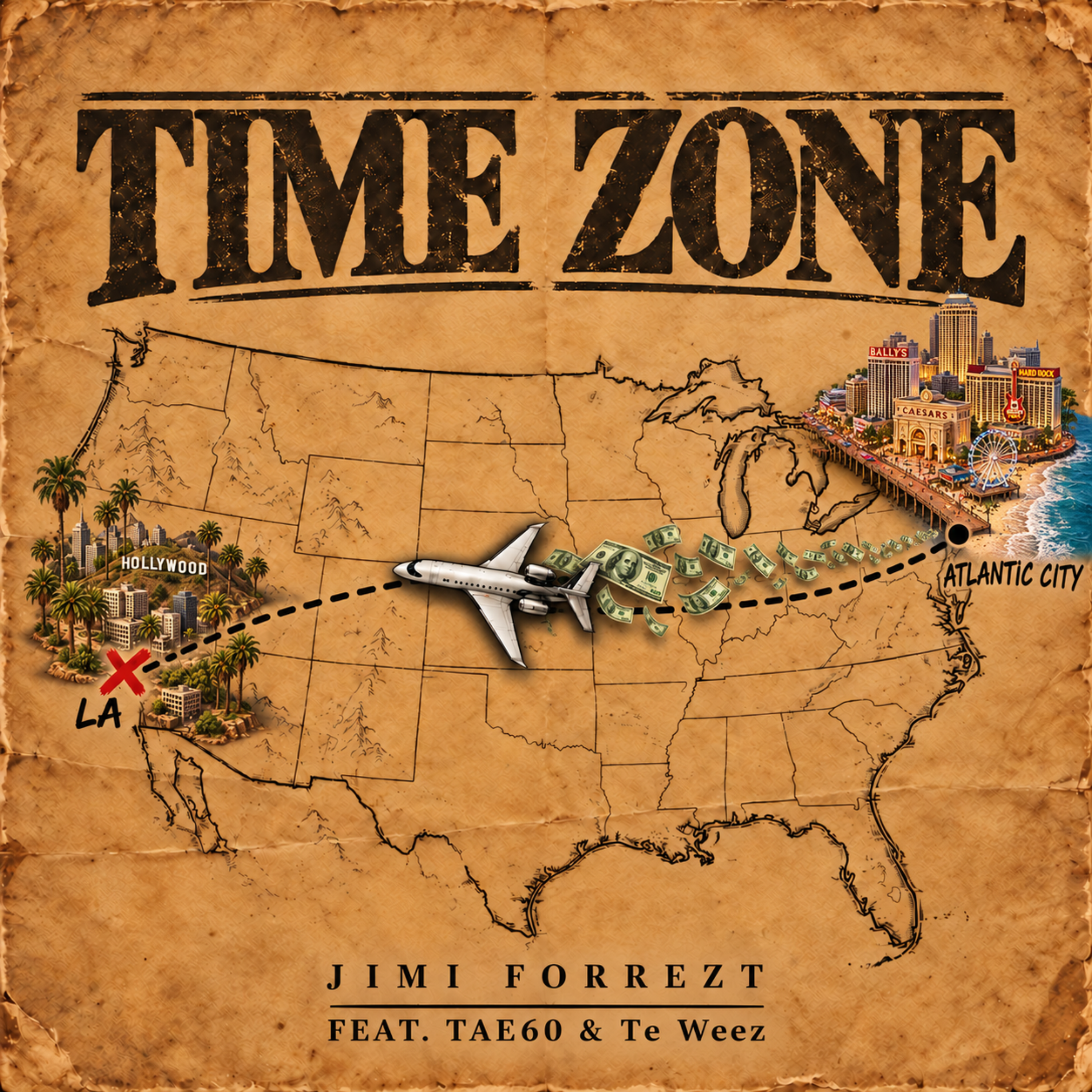 TIME ZONE by Jimi Forrezt cover art