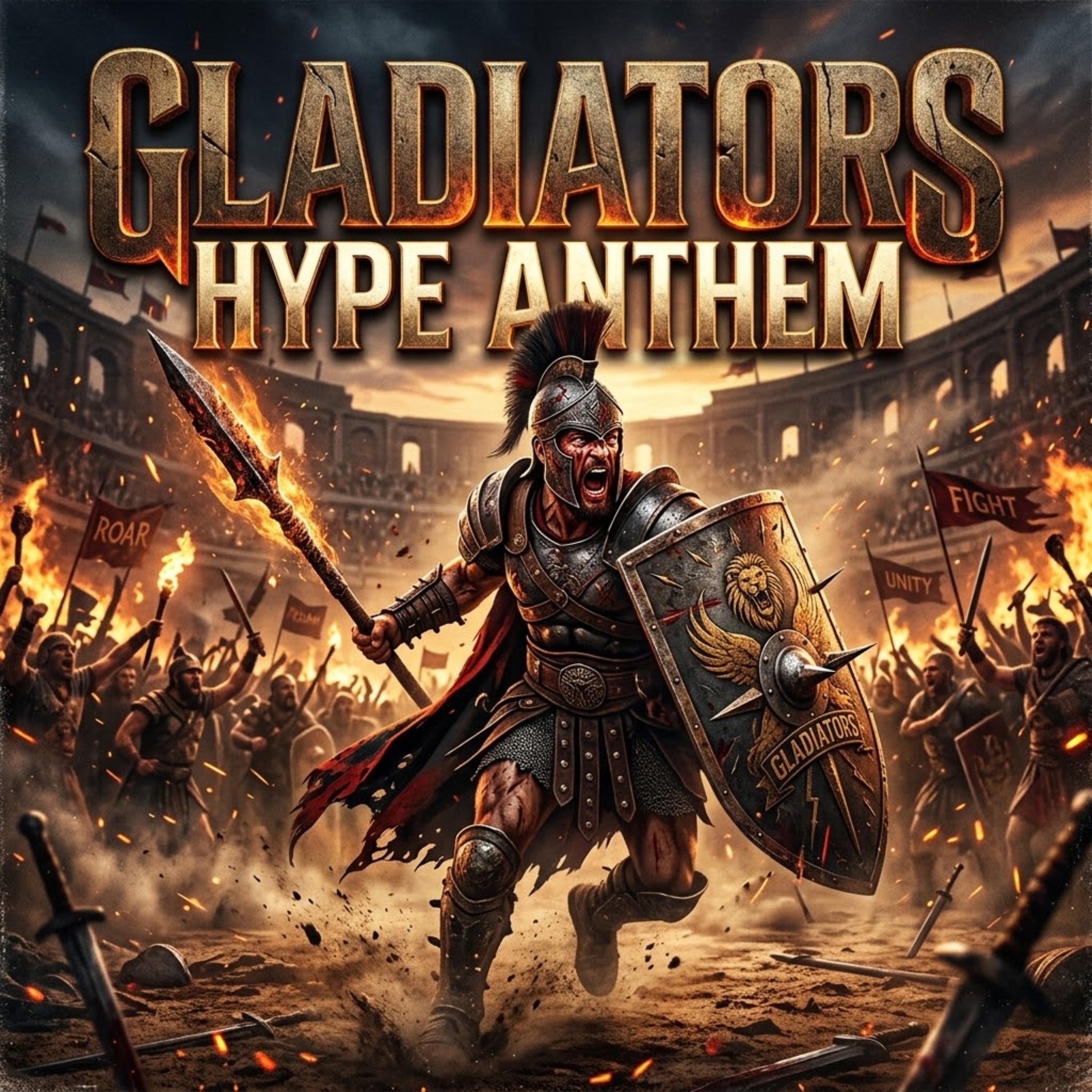 Gladiators Hype Anthem by Adamson Unum cover art