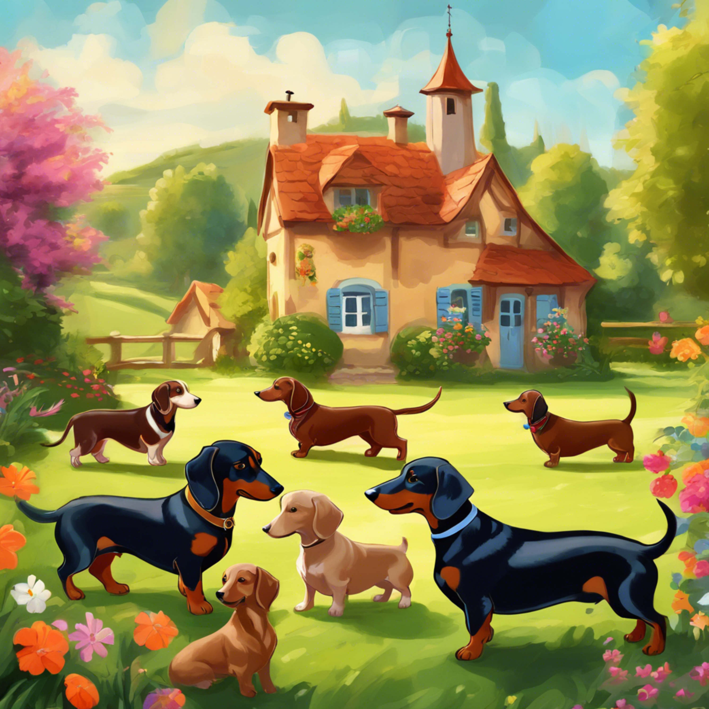Dachshund Dreams artwork