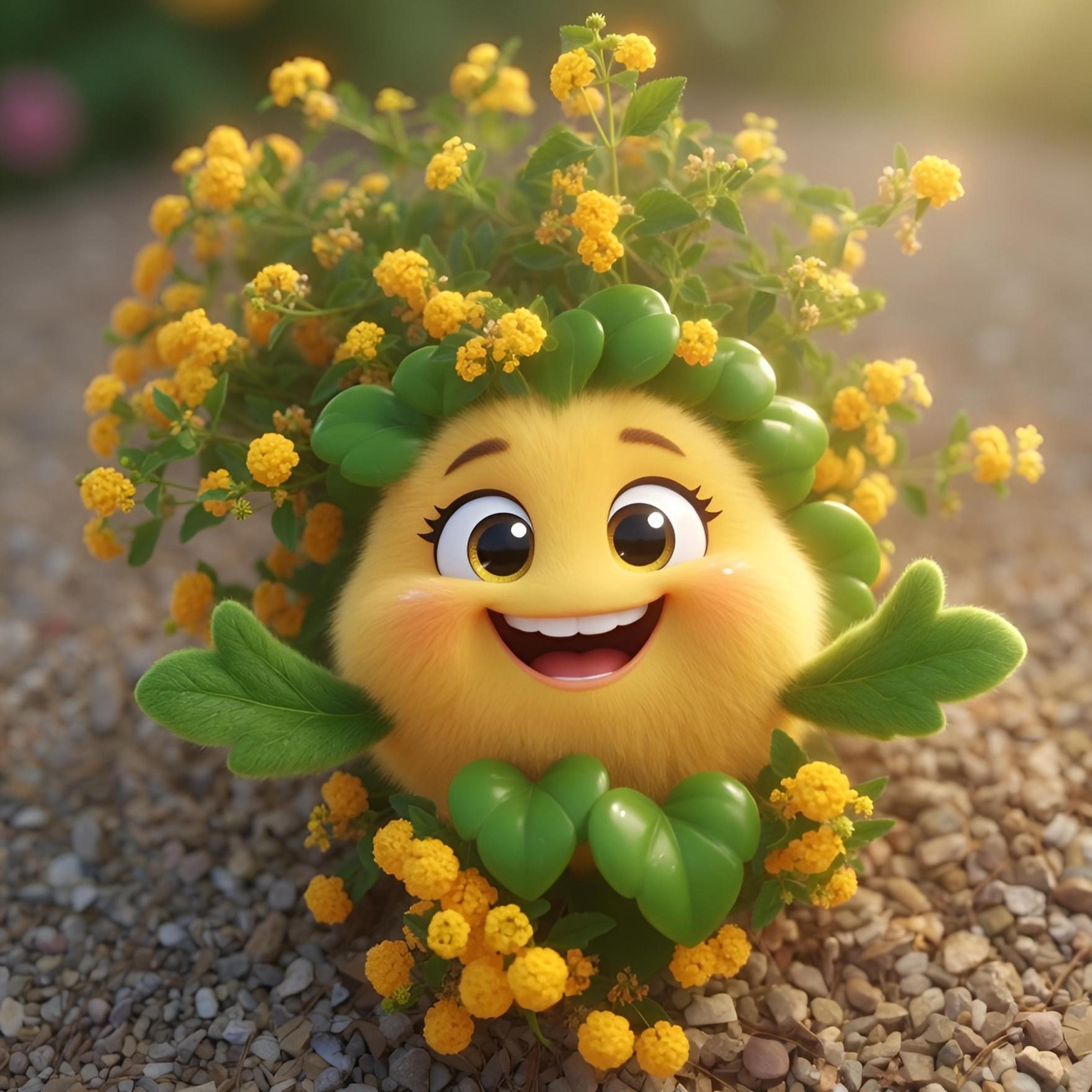 In The Sun's Warm Glow Yellow Blooms Sway by DownBurst Media Kids cover art