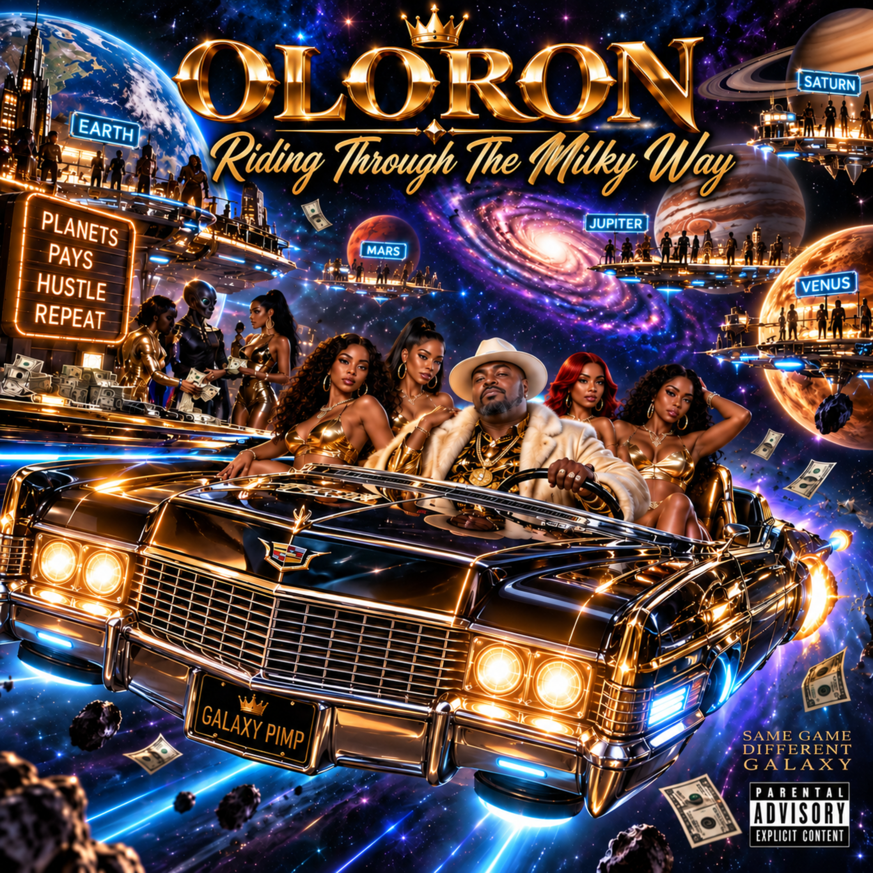 Riding Through The Milky Way by OLORON cover art