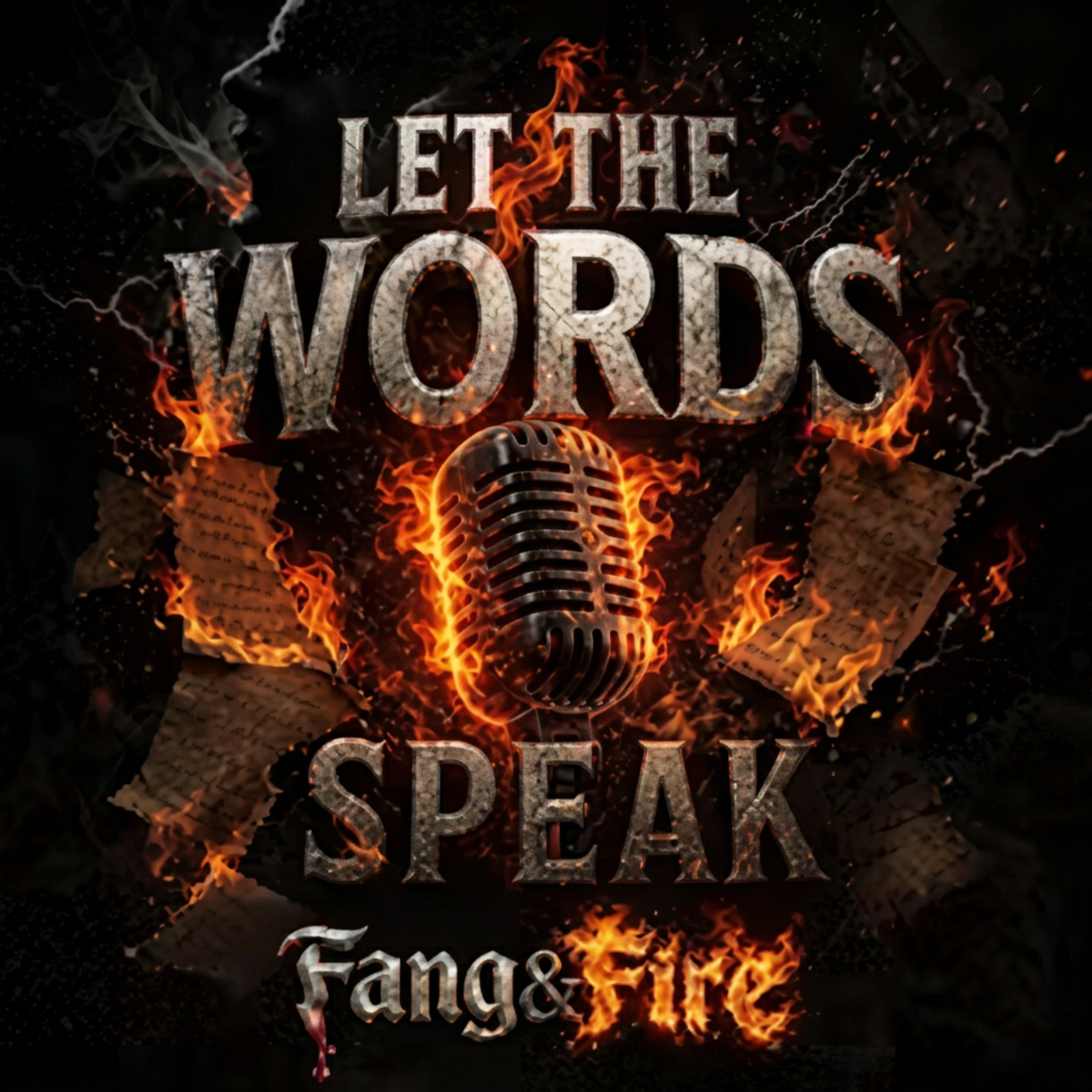 LET THE WORDS SPEAK by Fang&Fire cover art