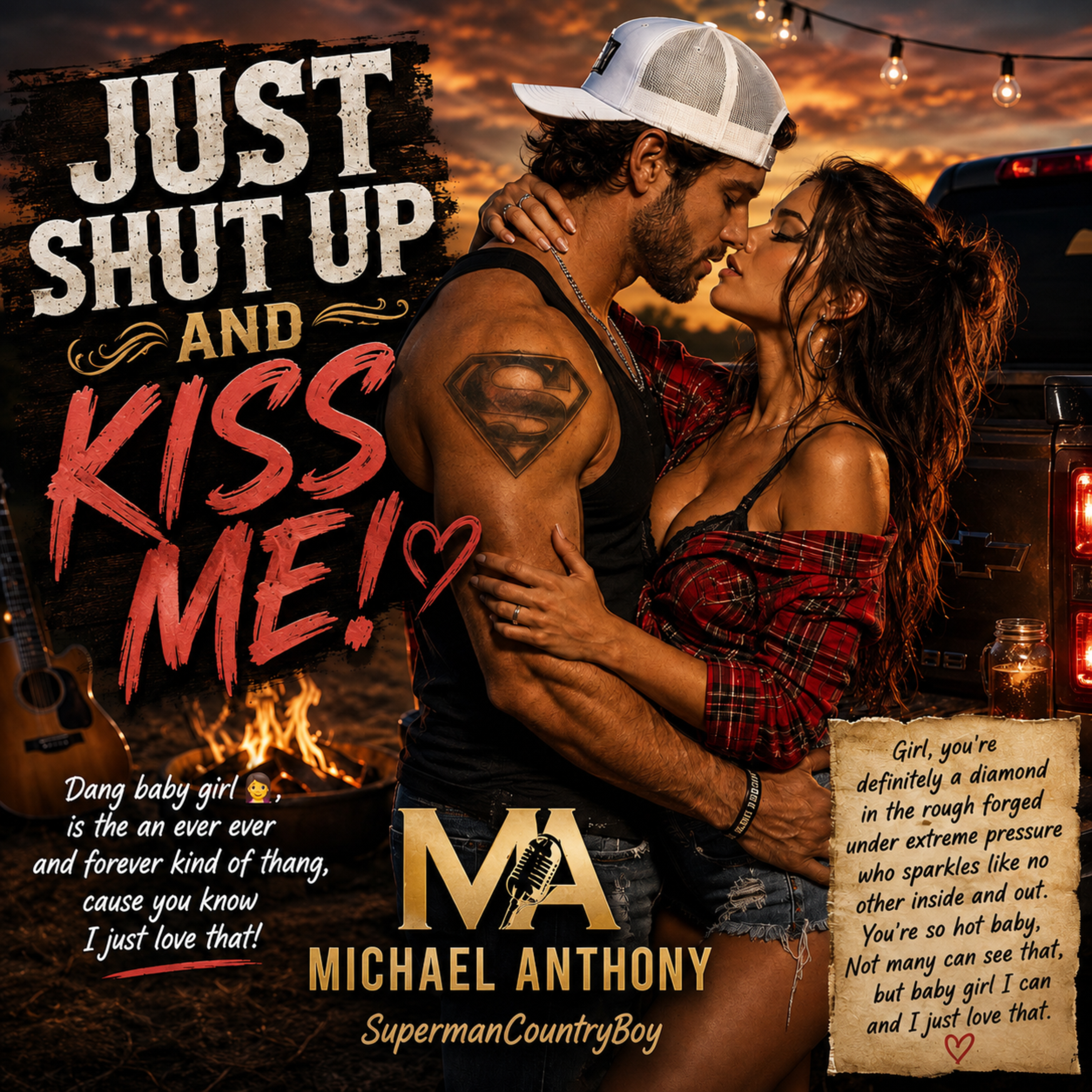 Just Shut Up And Kiss Me! by Michael Anthony SupermanCountryboy cover art
