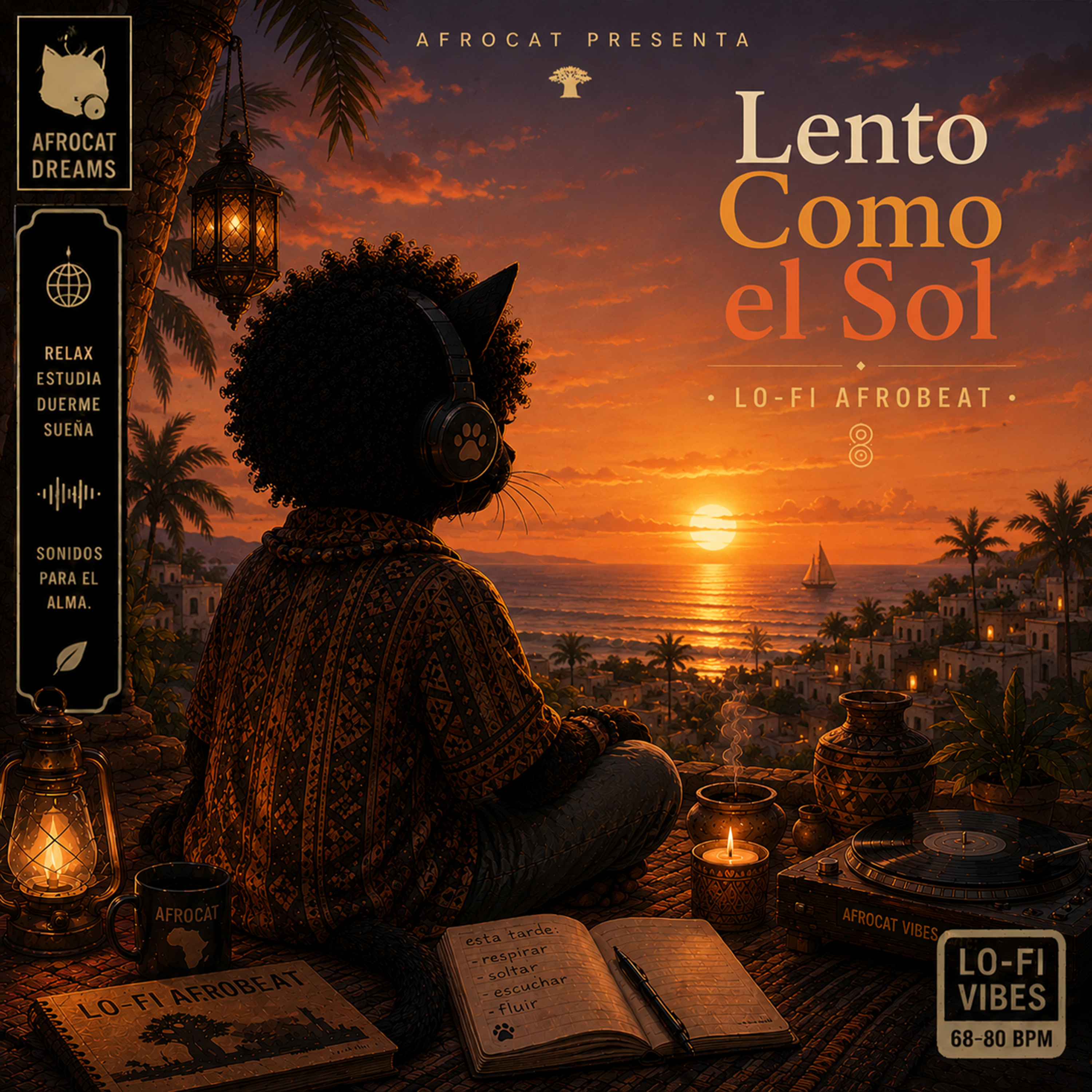 Lento Como el Sol by AFROCAT cover art