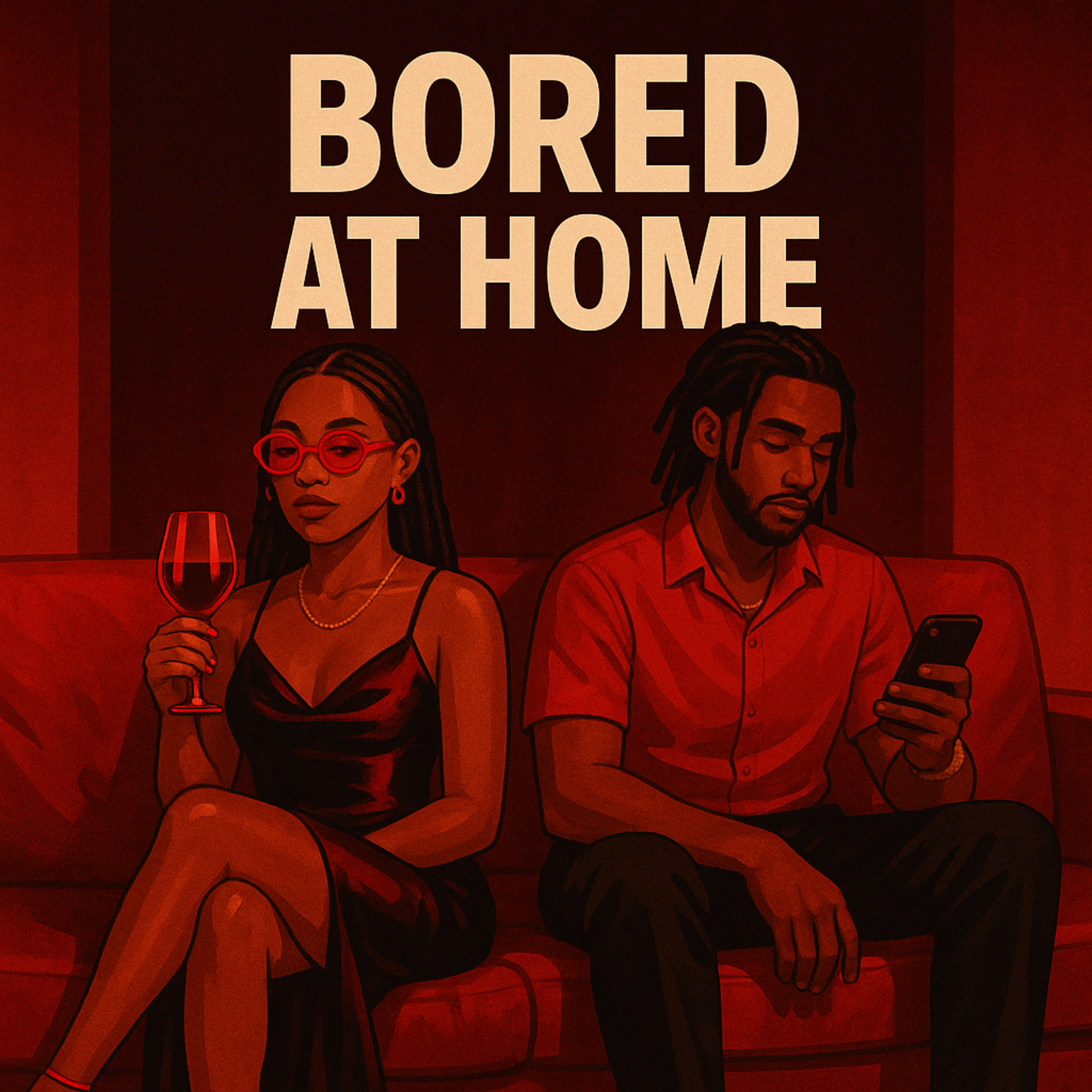 BORED AT HOME artwork