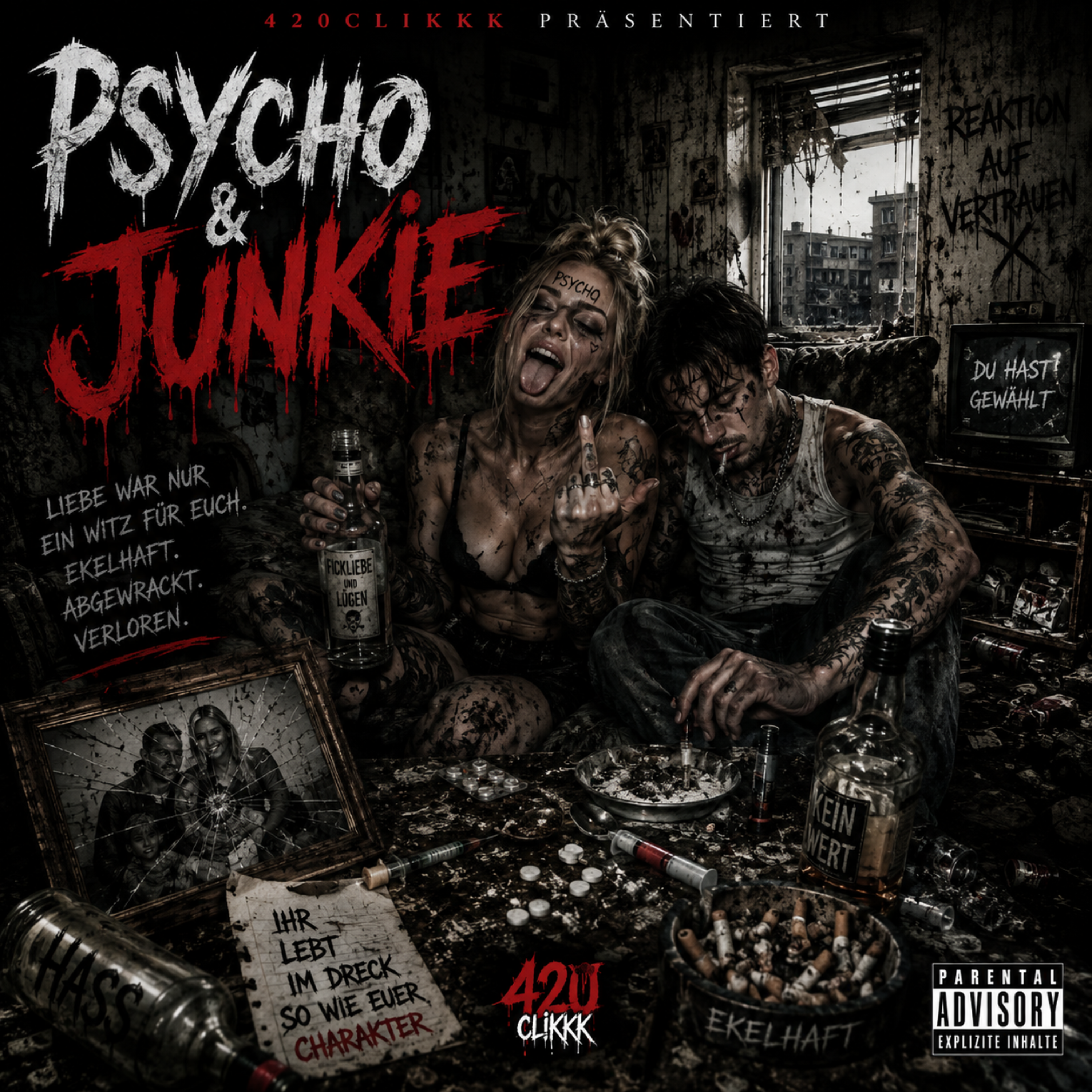 Pyscho und Junkie by A.K.A.R.420 cover art