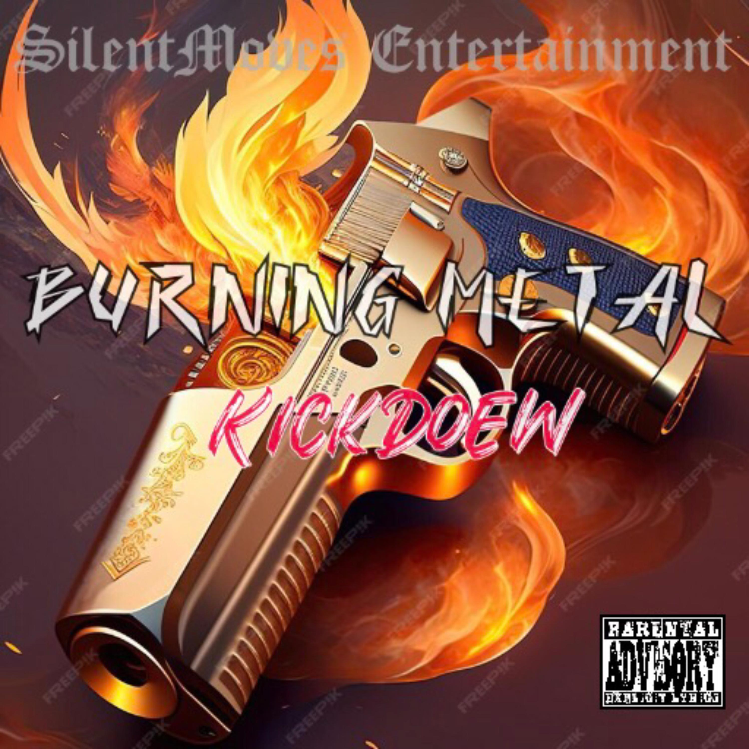 Burning Metal artwork