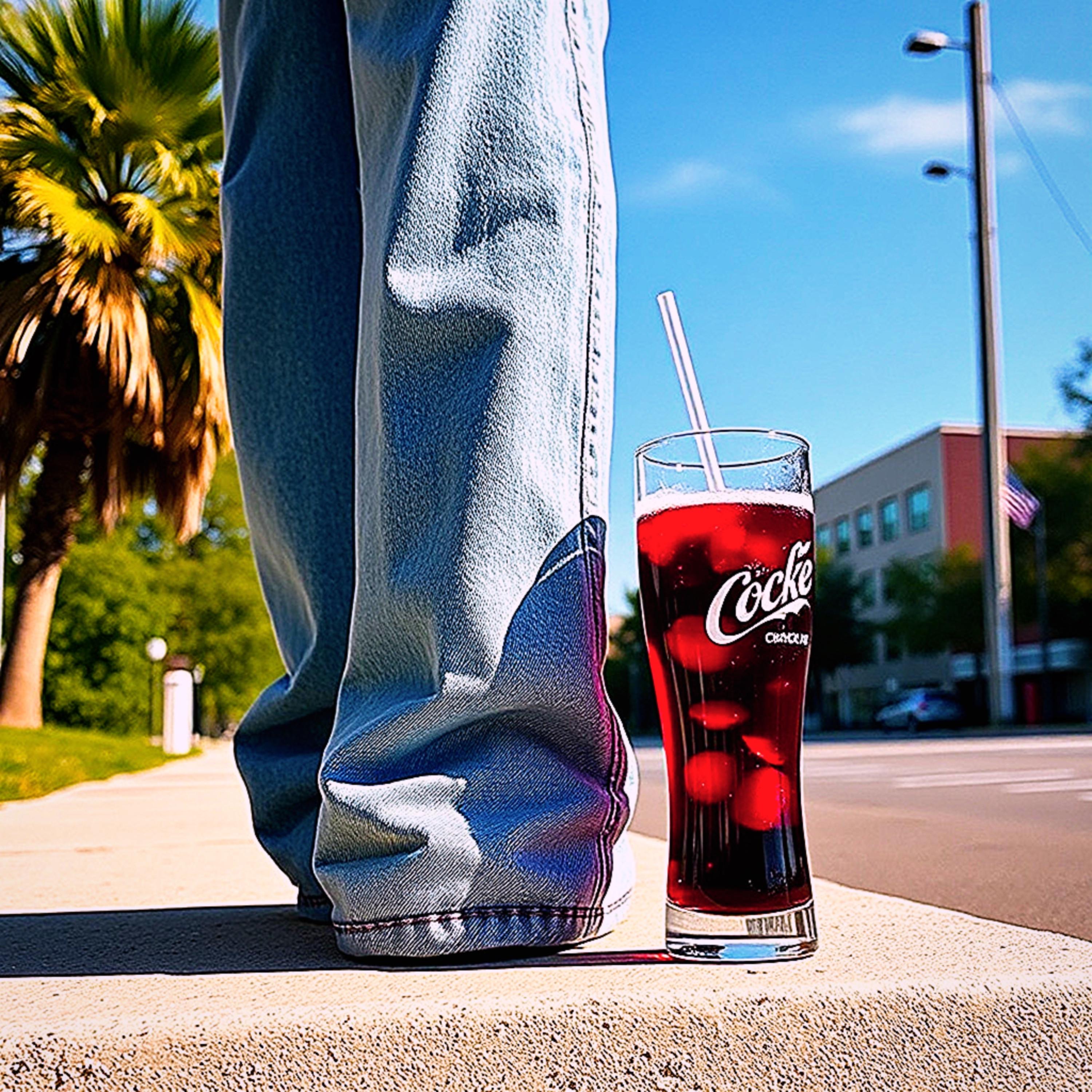 Cuffed Jeans And Cherry Coke artwork