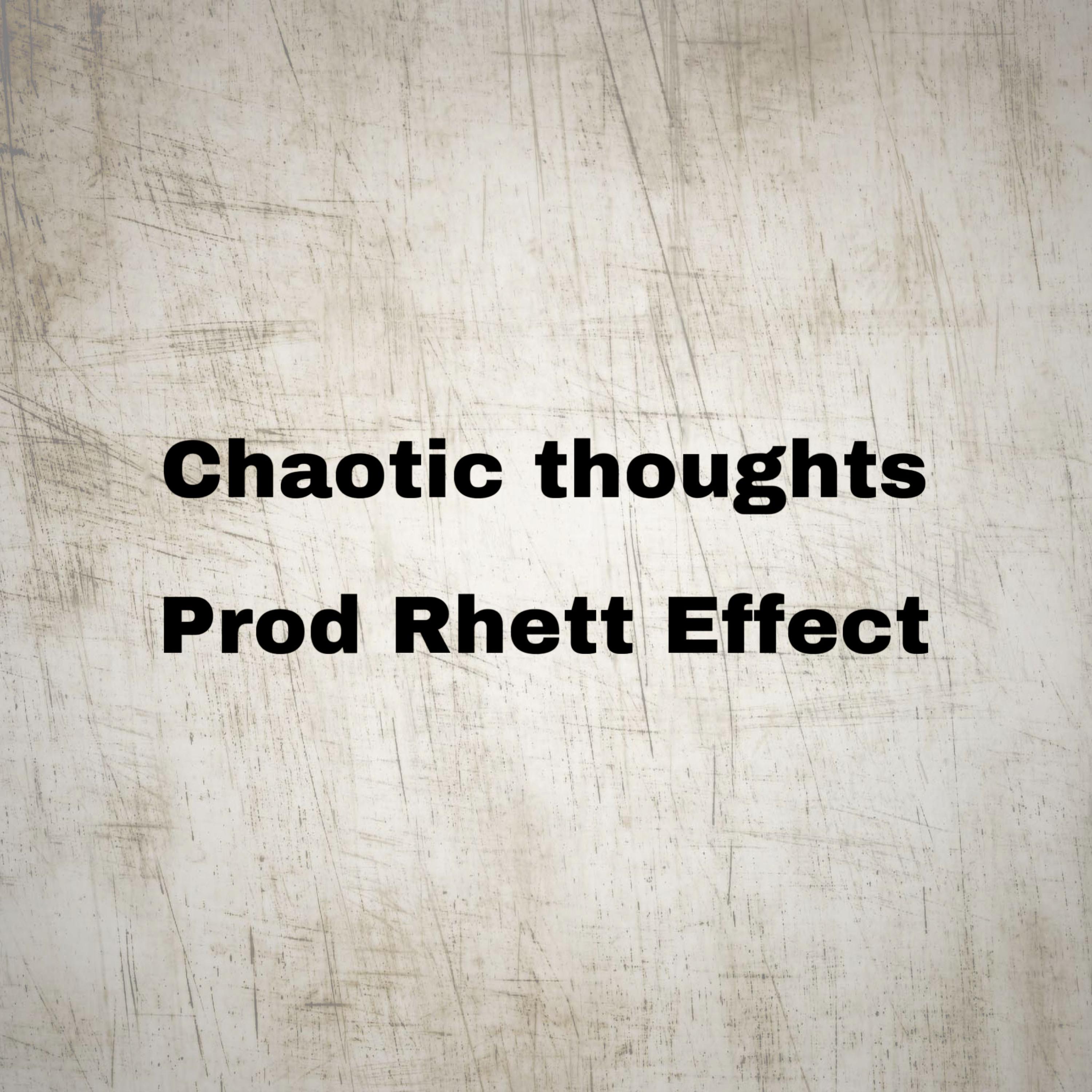 Chaotic thoughts artwork