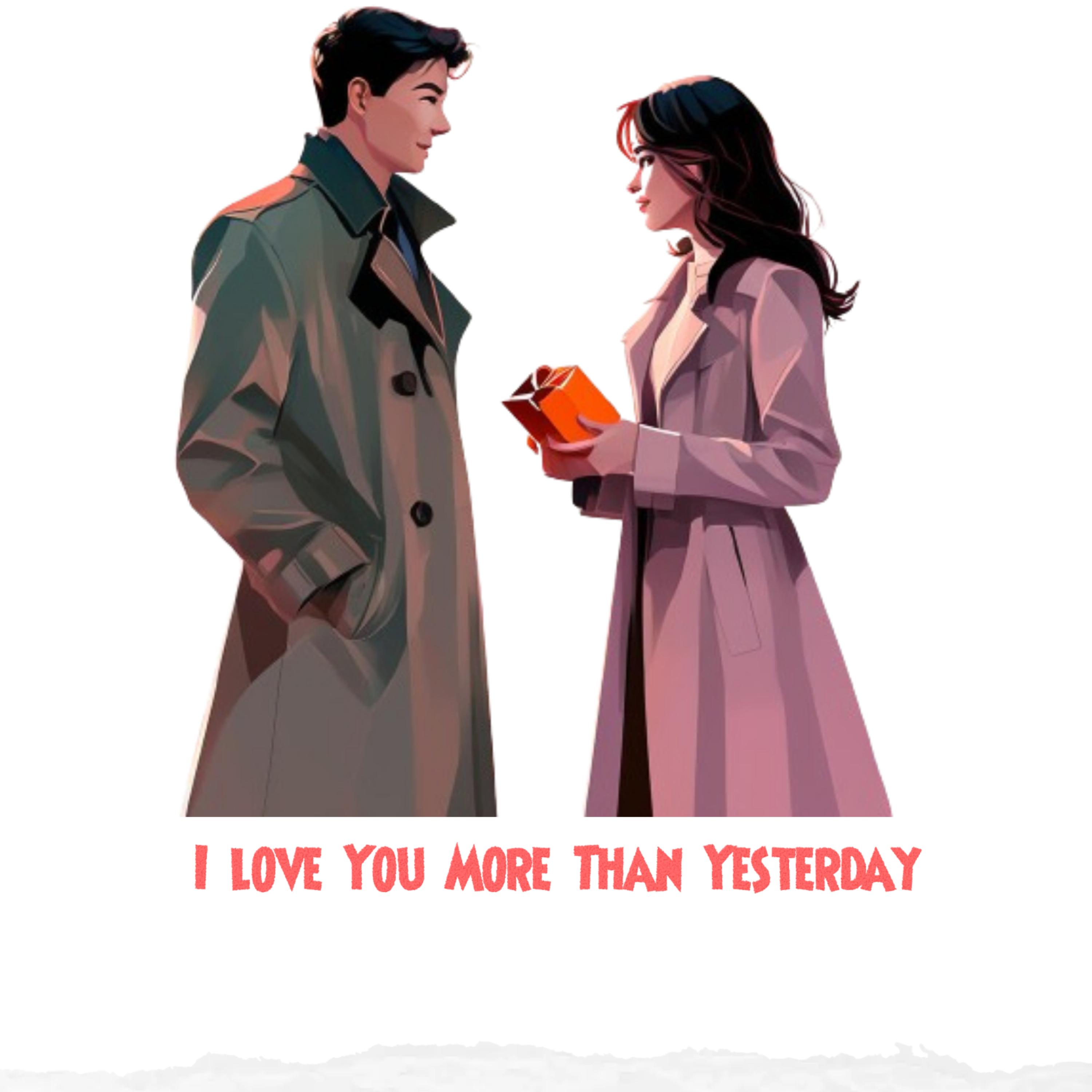 I love You More Than Yesterday artwork