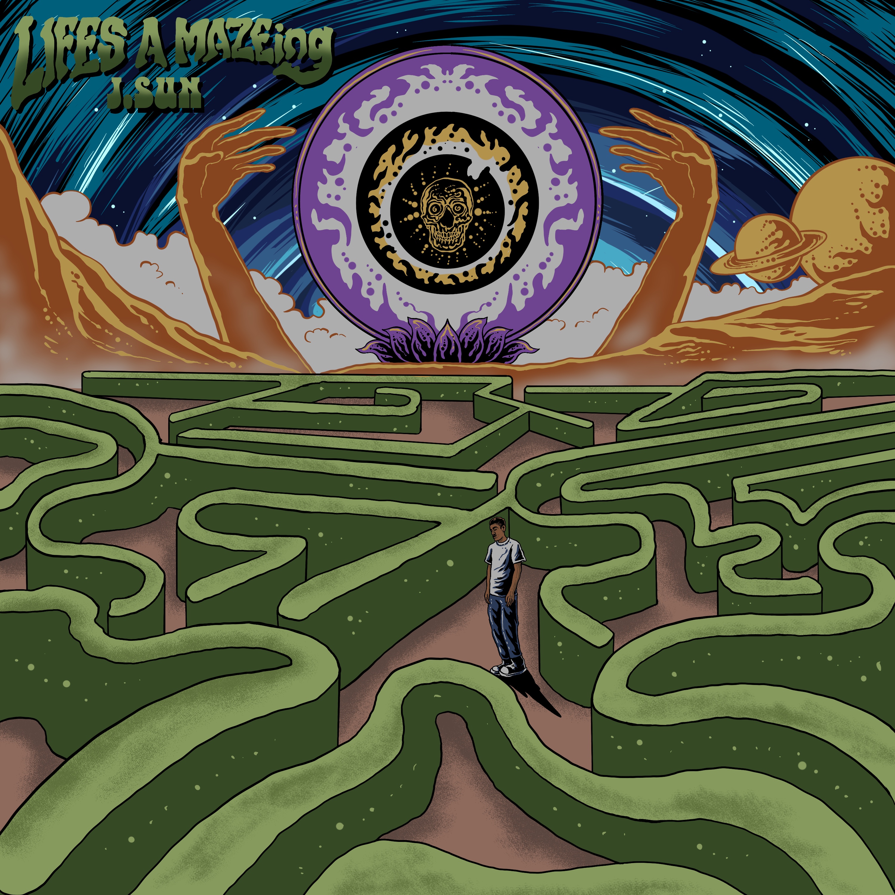 LIFES A MAZEing artwork