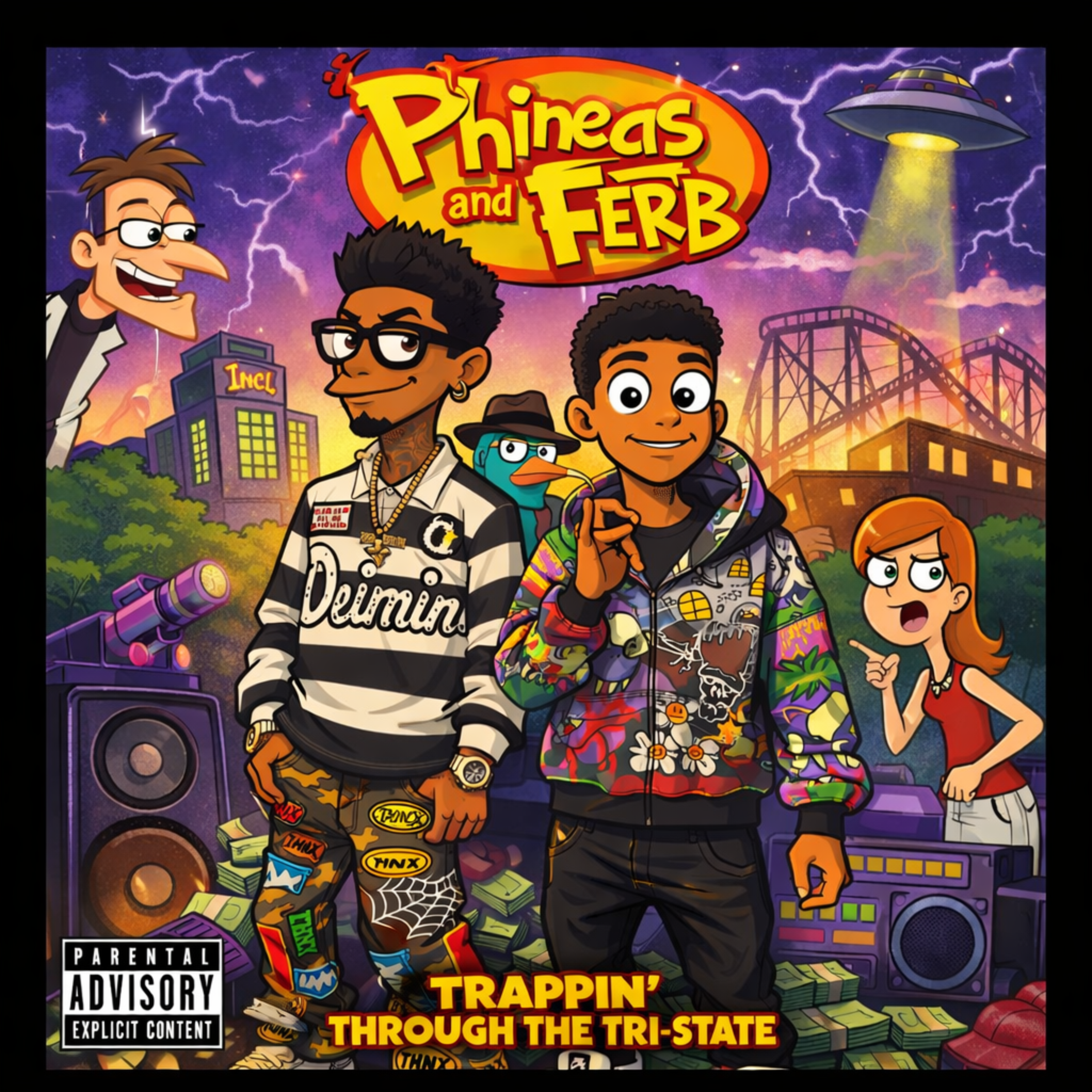 Phineas & Ferb by Rio Mafia  cover art