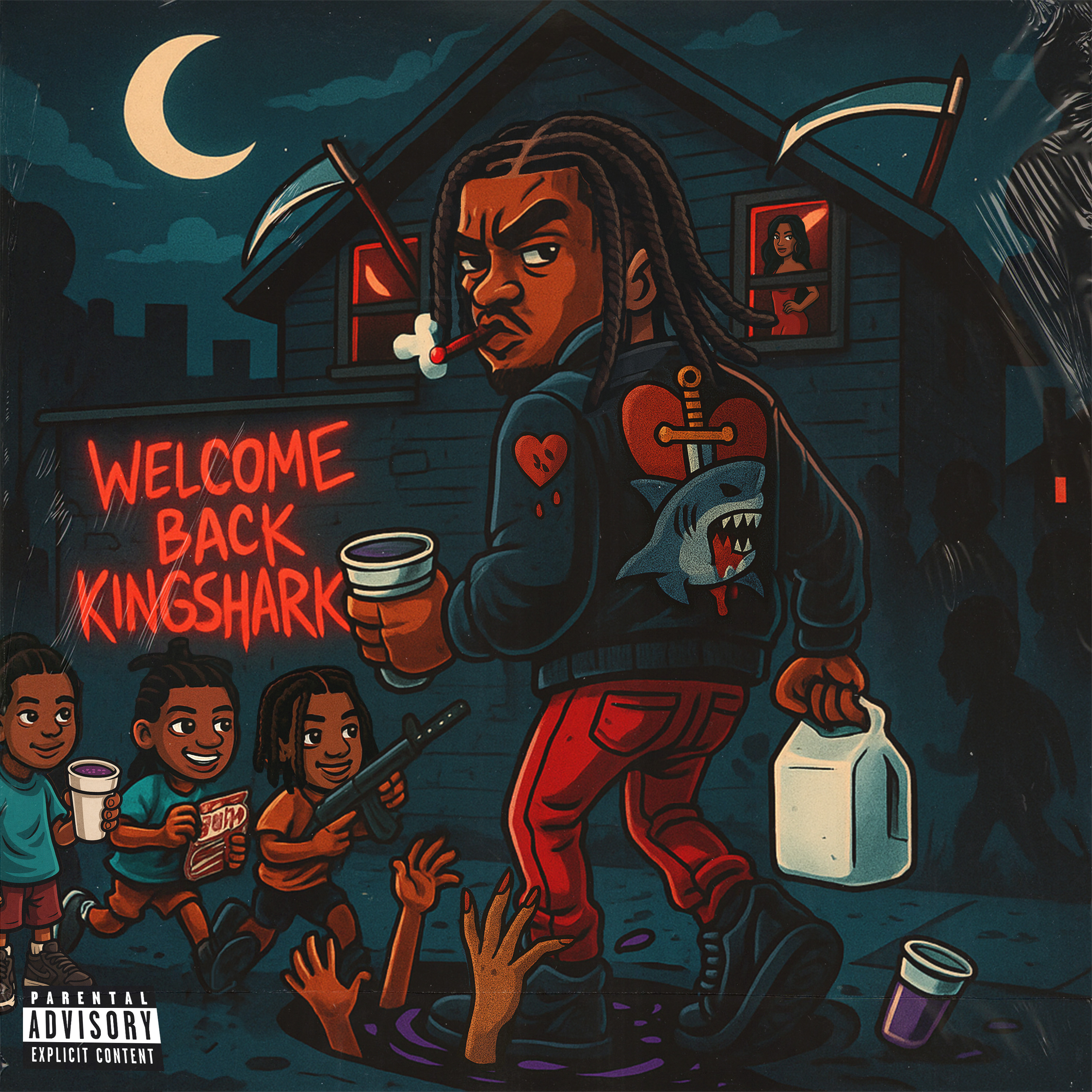 WELCOME BACK KINGSHARK artwork