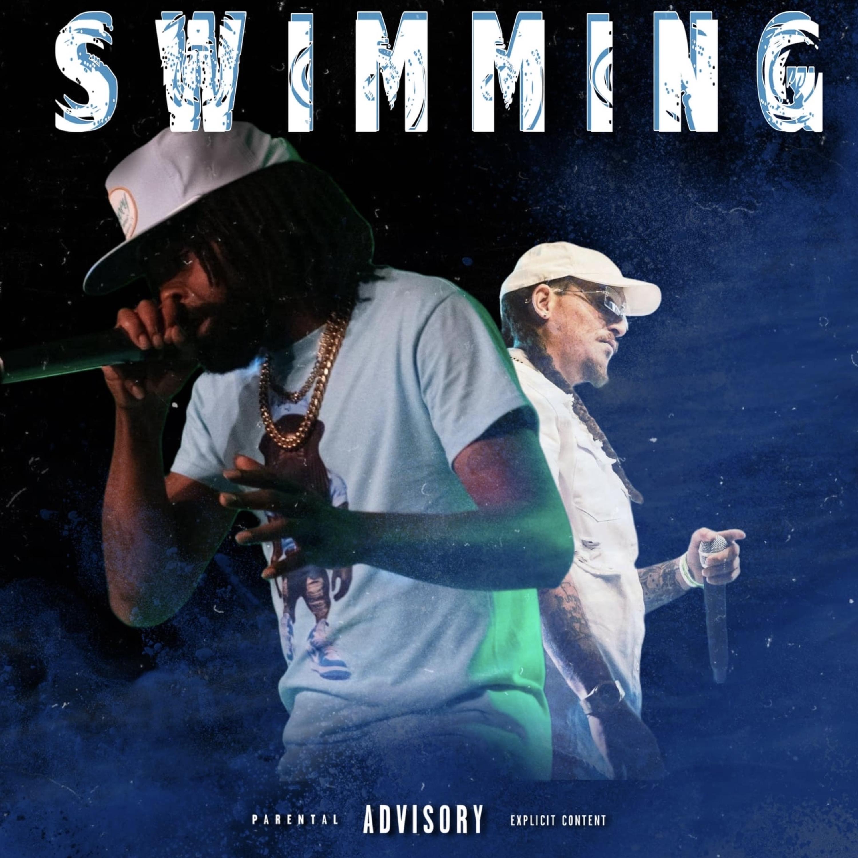 Swimming artwork