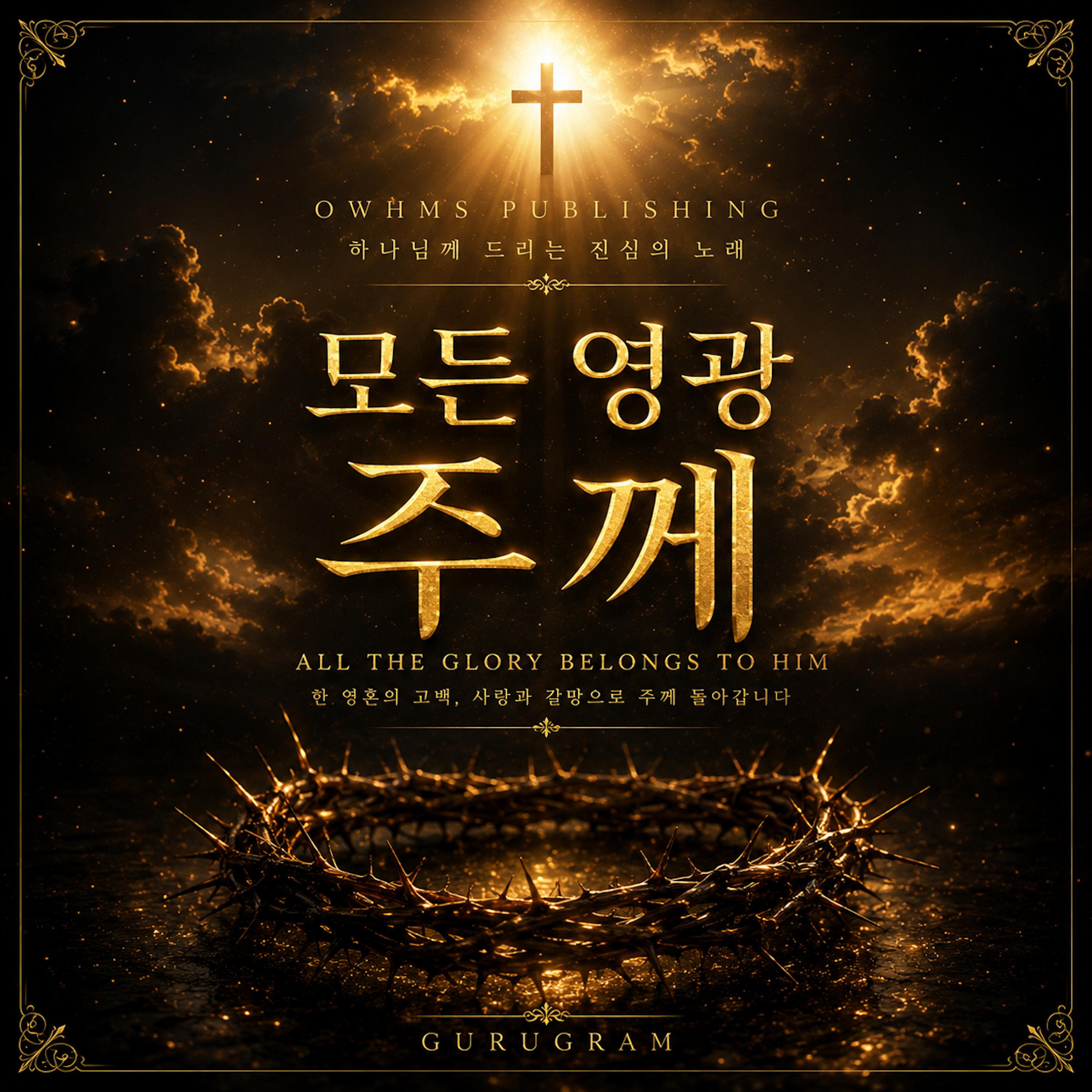 모든 영광 주께  MODEUN YEONGGWANG JU-KKE All the Glory Belongs to Him by GURUGRAM cover art