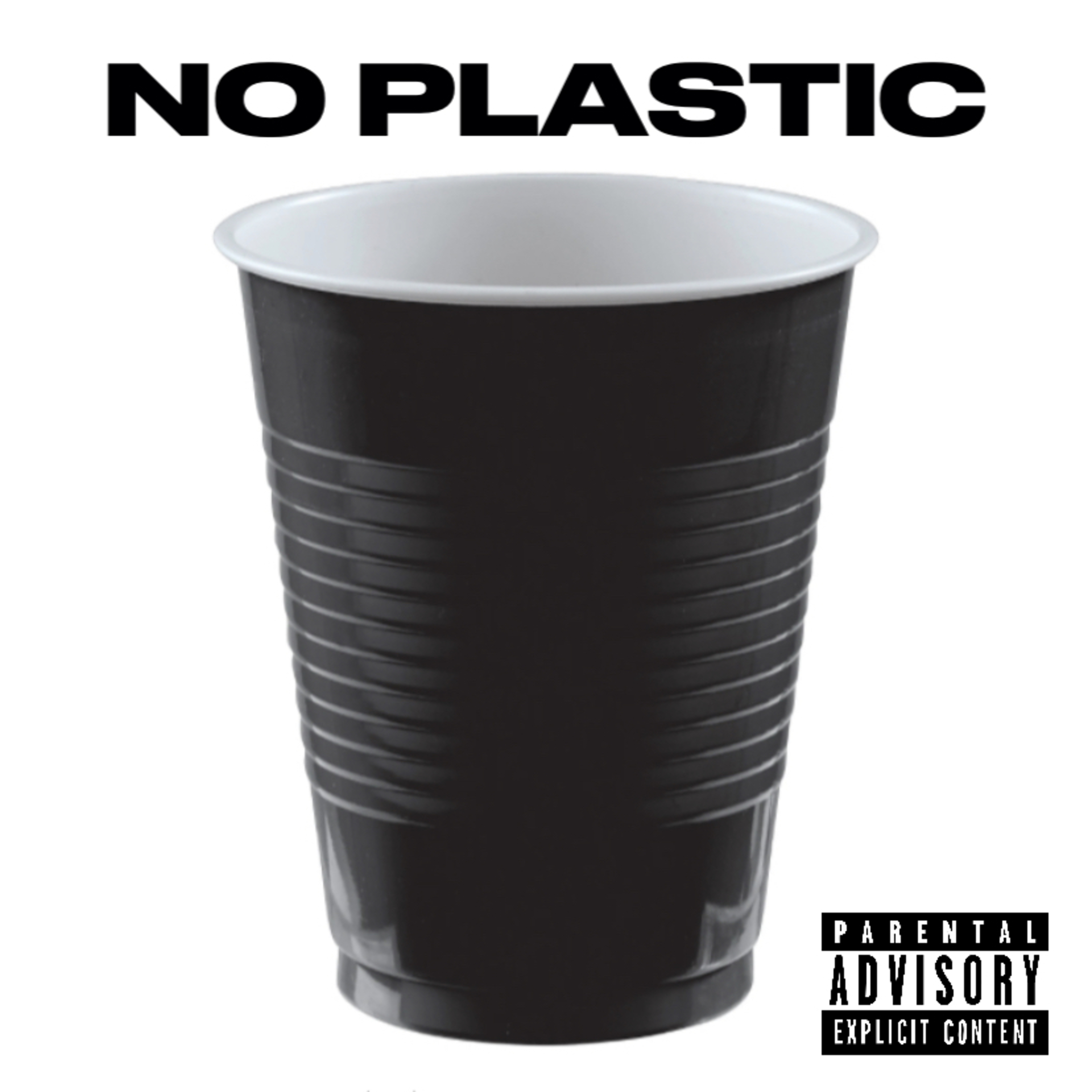 NO PLASTIC artwork