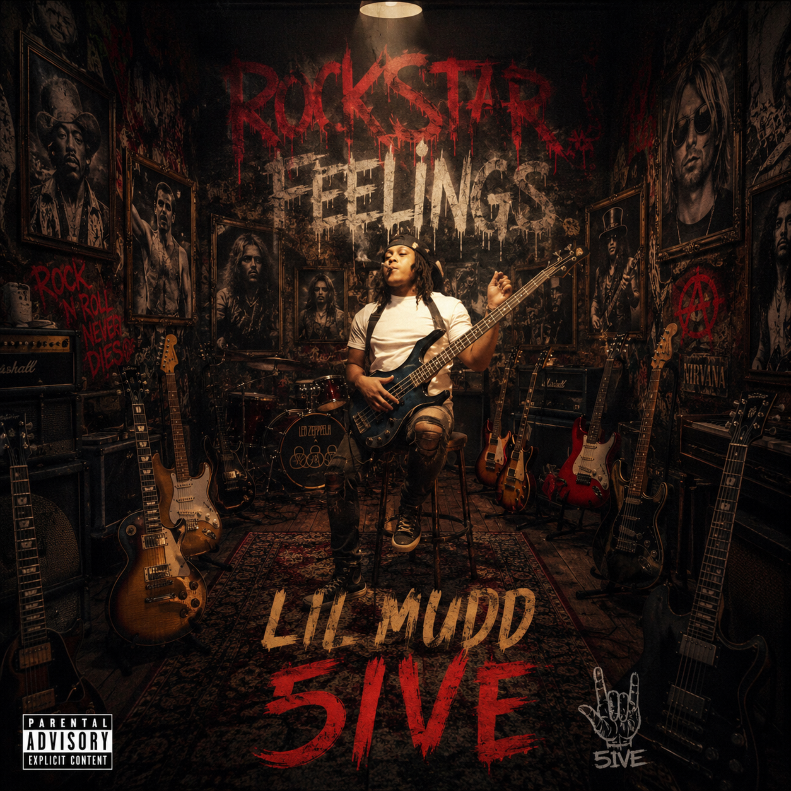 Rockstar Feelings by Lil Mudd 5ive cover art