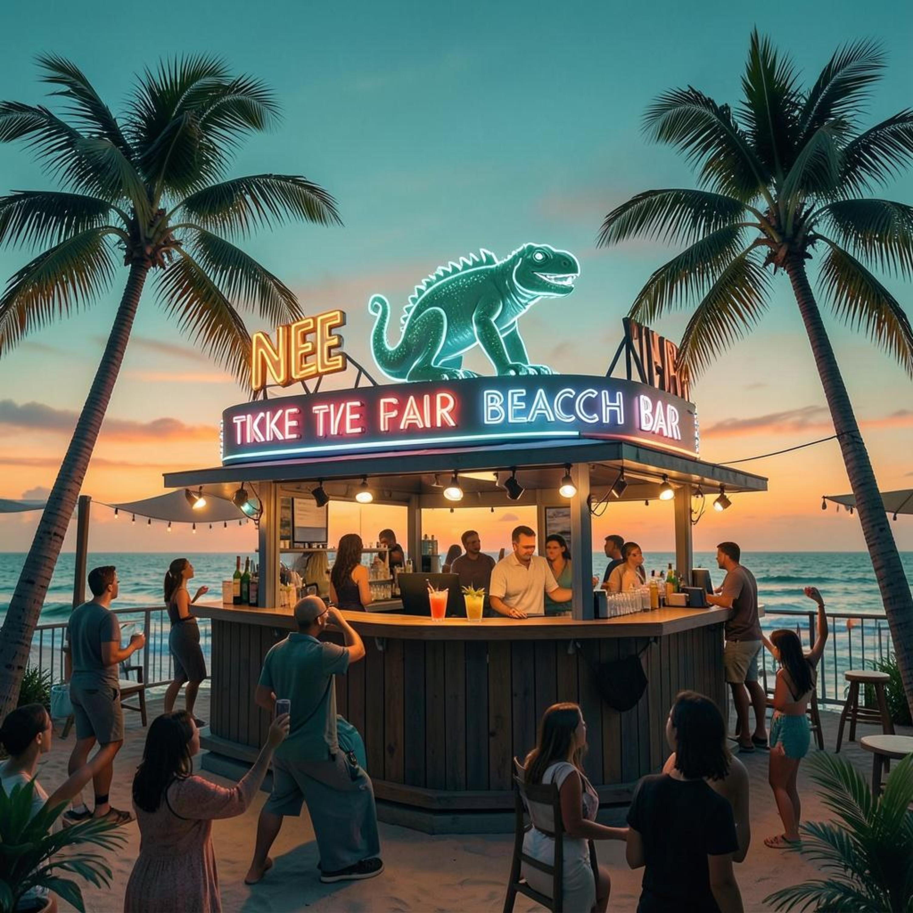 Henry's Iguana Bar artwork