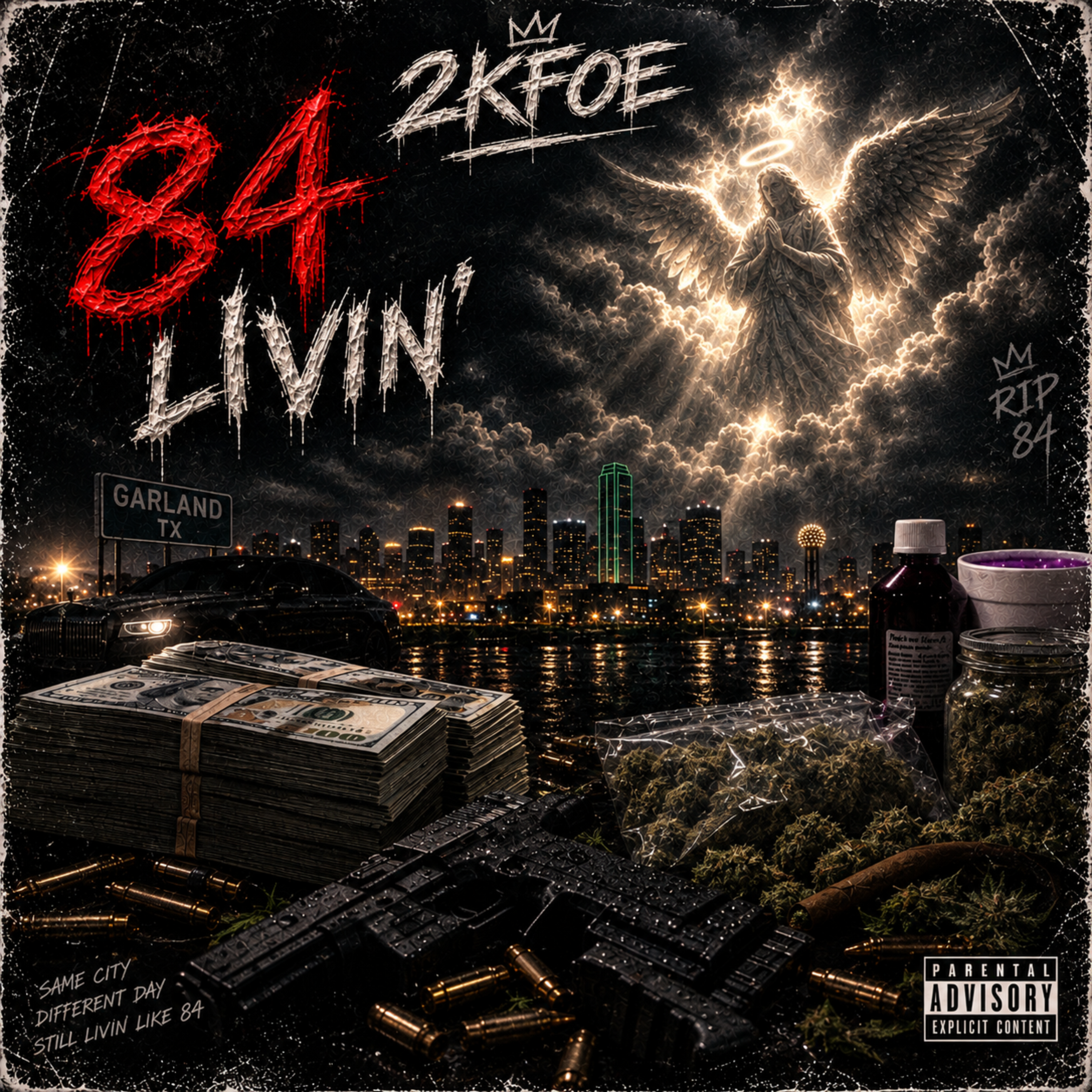 84 Livin by 2KFOE cover art